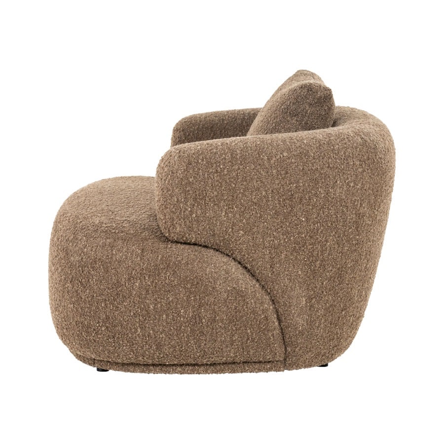 Eleonora fauteuil Bruno met arm bruin