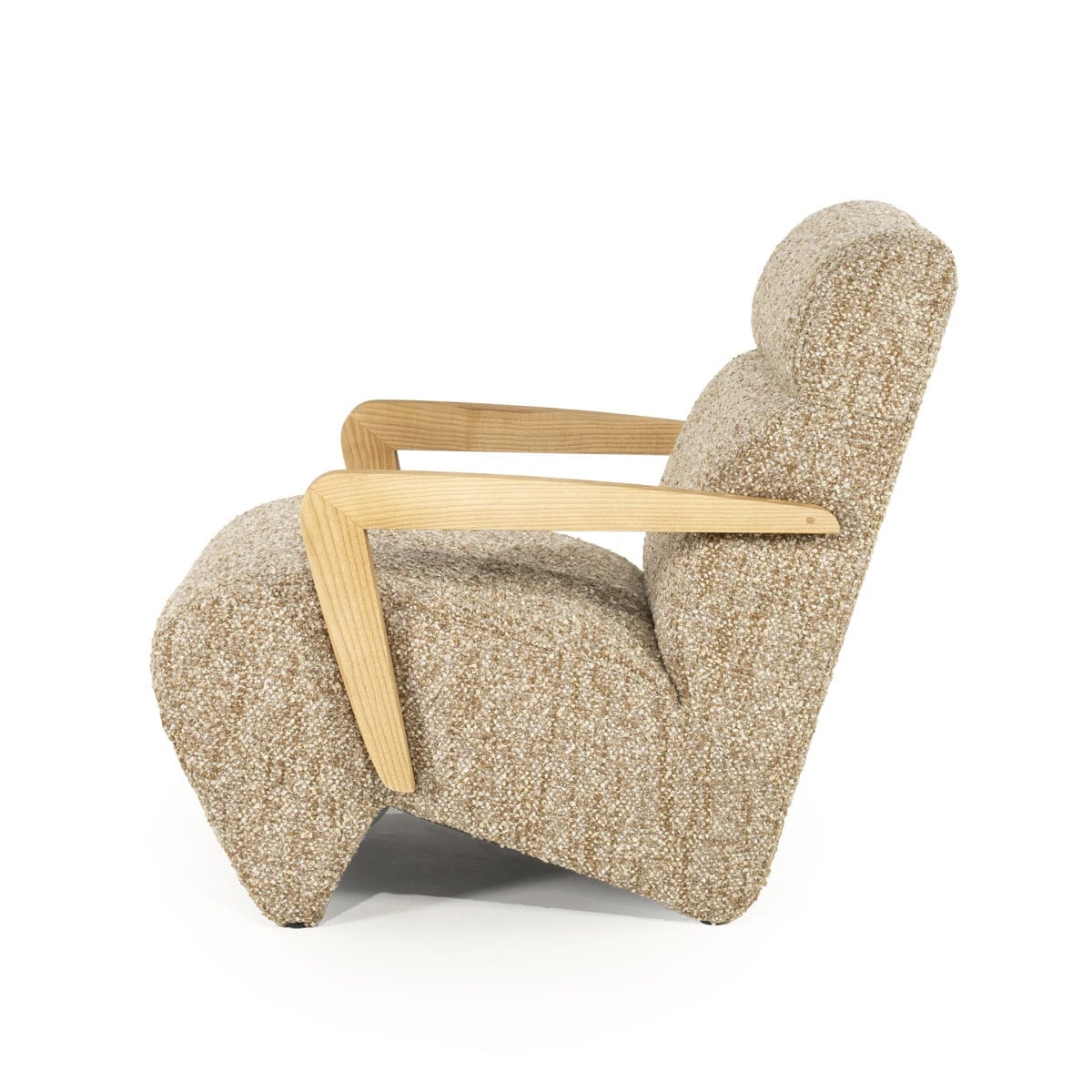 Eleonora fauteuil Olek met arm taupe bay