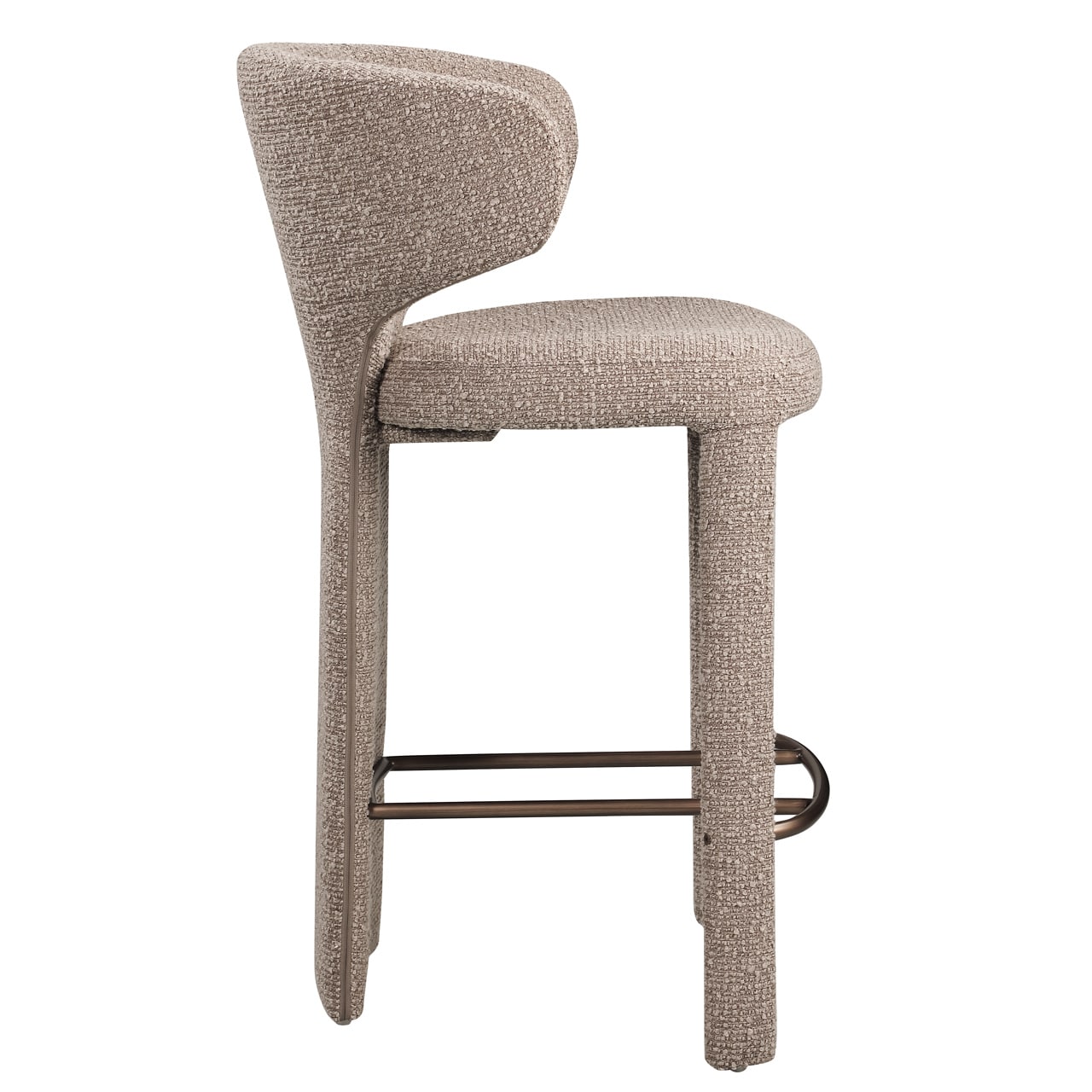 Richmond Interiors barstoel Viola met arm mocca