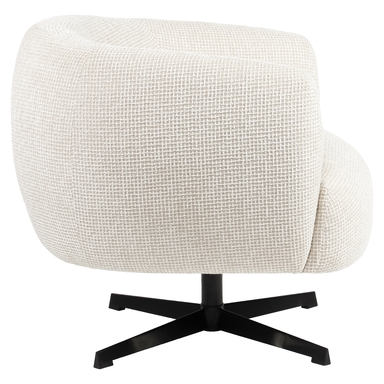 Richmond Interiors draaifauteuil Estelle beige blockweave