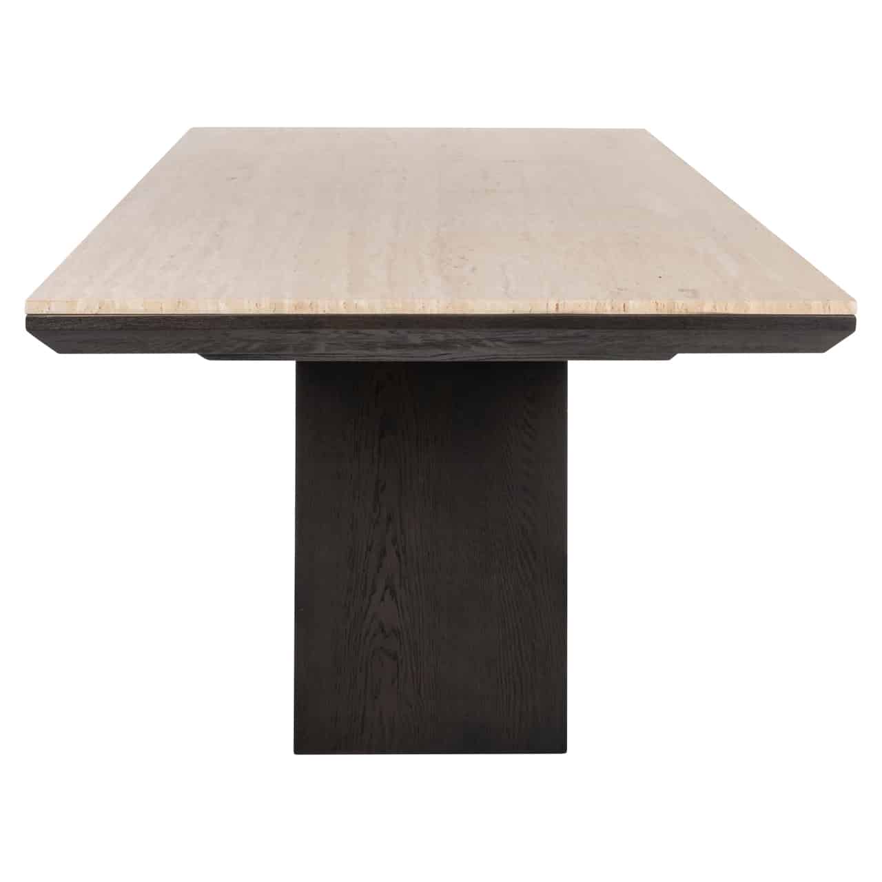 Richmond Interiors eettafel Claremont 230 cm travertin