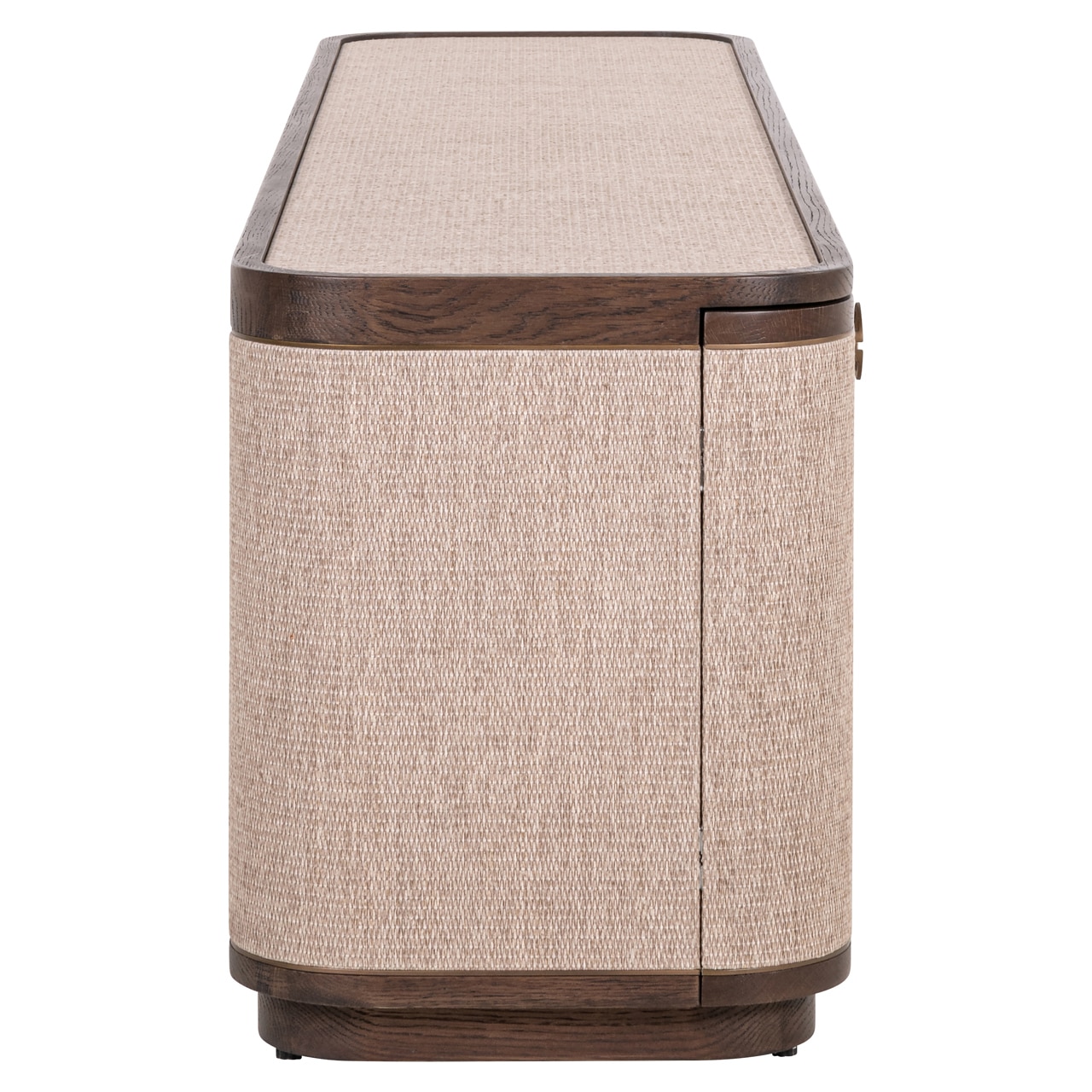 Richmond Interiors tv meubel Willox 190x40x50 cm linnen glas