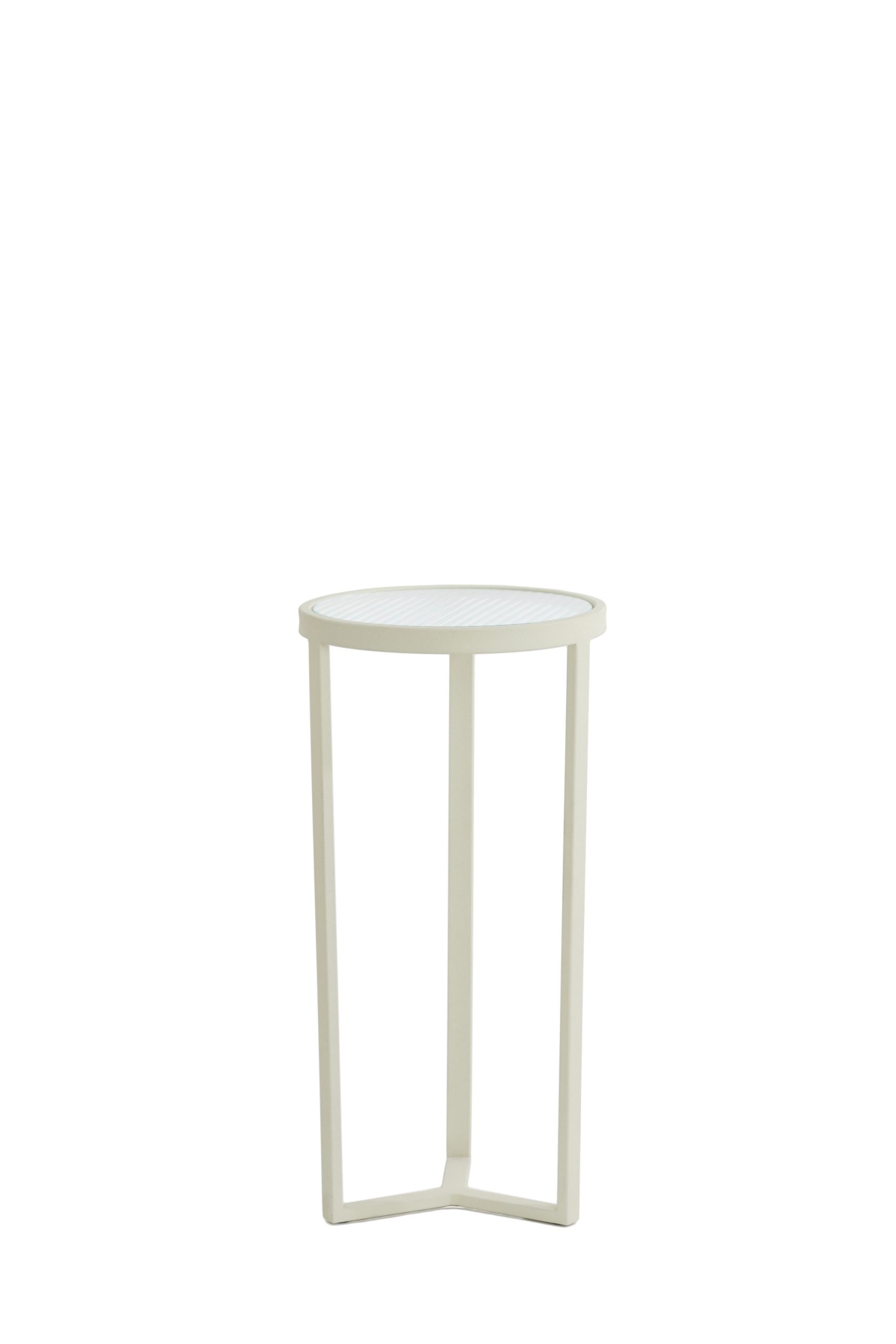 Light & Living Zuil Ø30x60,5 cm RETIRO helder rib glas+crème