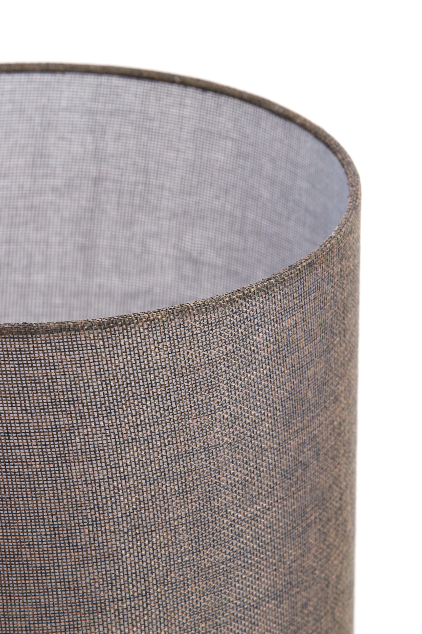 Light & Living Kap cilinder 25-25-27 cm BRANFO linnen donker bruin