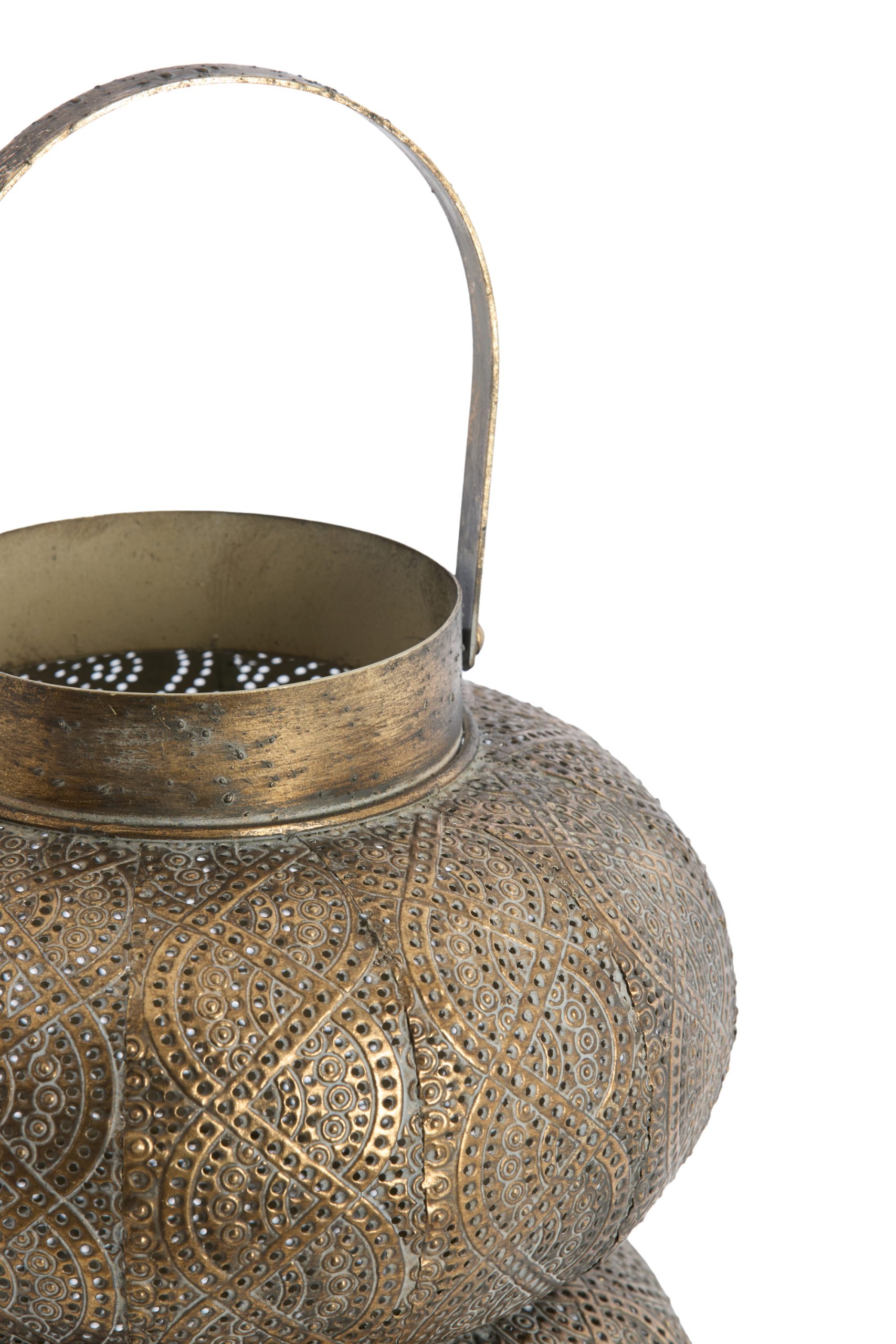Light & Living Windlicht Ø32x55,5 cm KAITO bruin goud