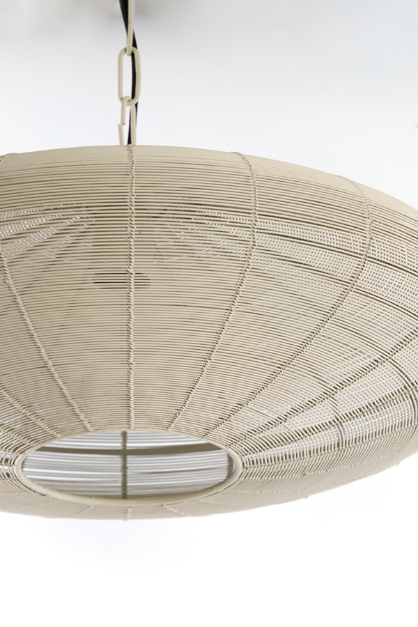 Light & Living Hanglamp Ø51x20 cm BAHOTO mat crème