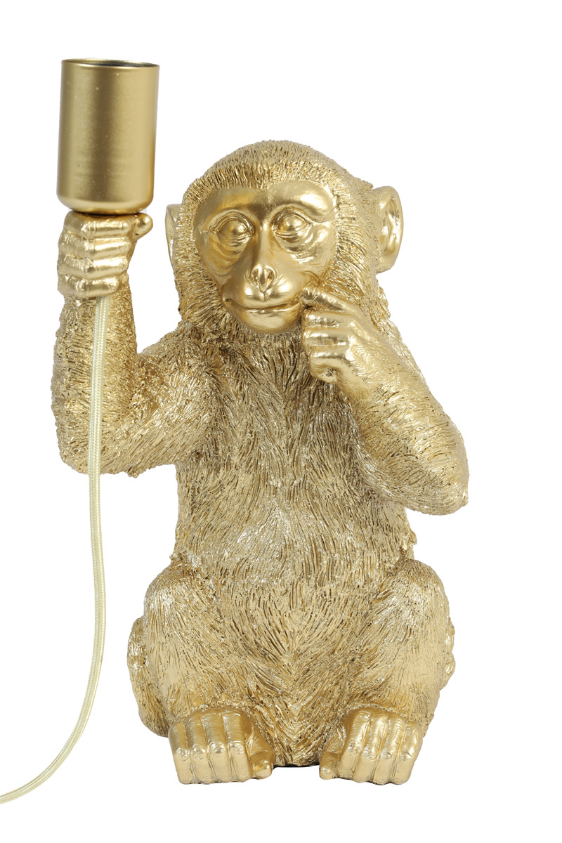 Light & Living Tafellamp 20x19,5x34 cm MONKEY goud