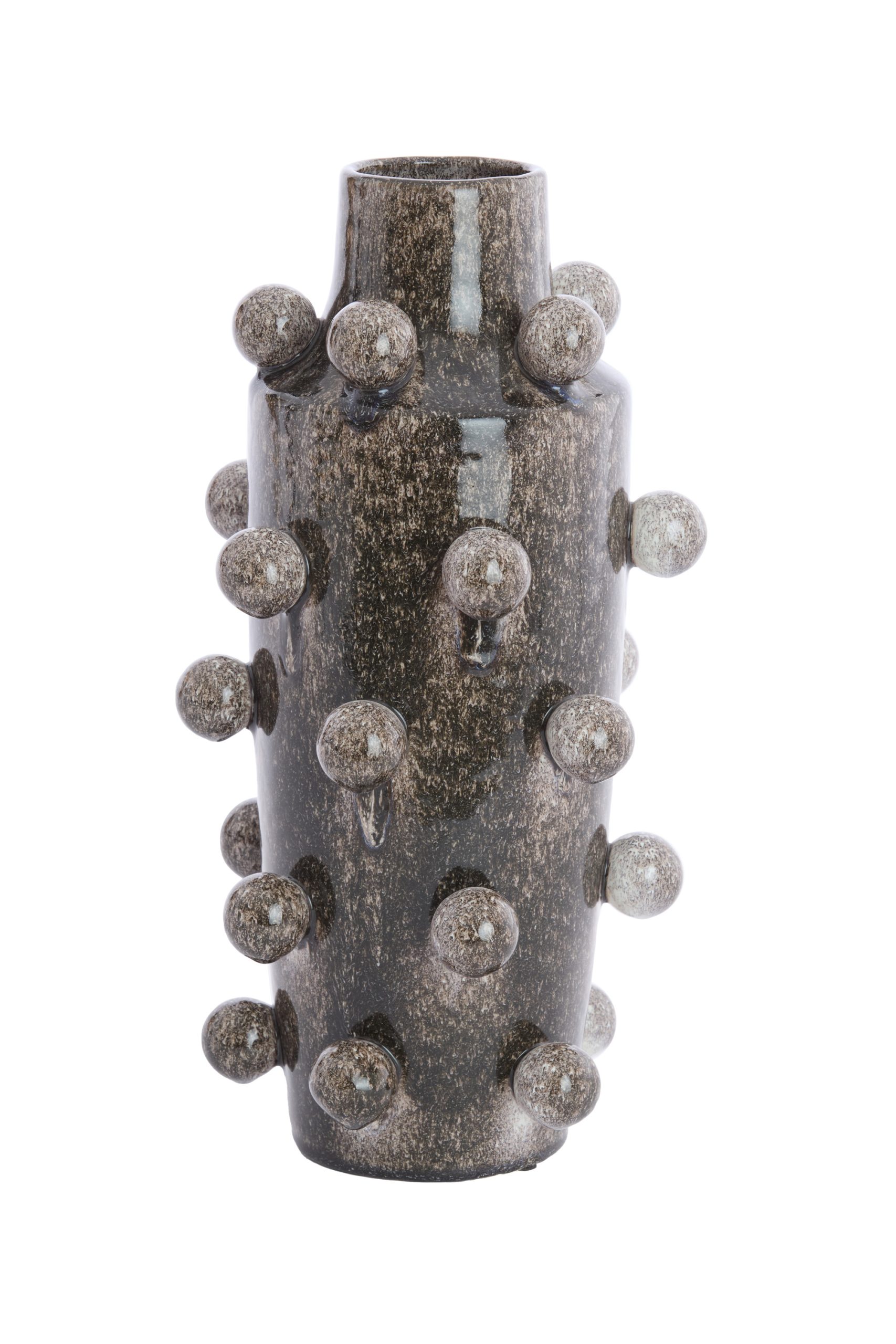Light & Living Vaas deco Ø23x43 cm MOLLY keramiek donker bruin