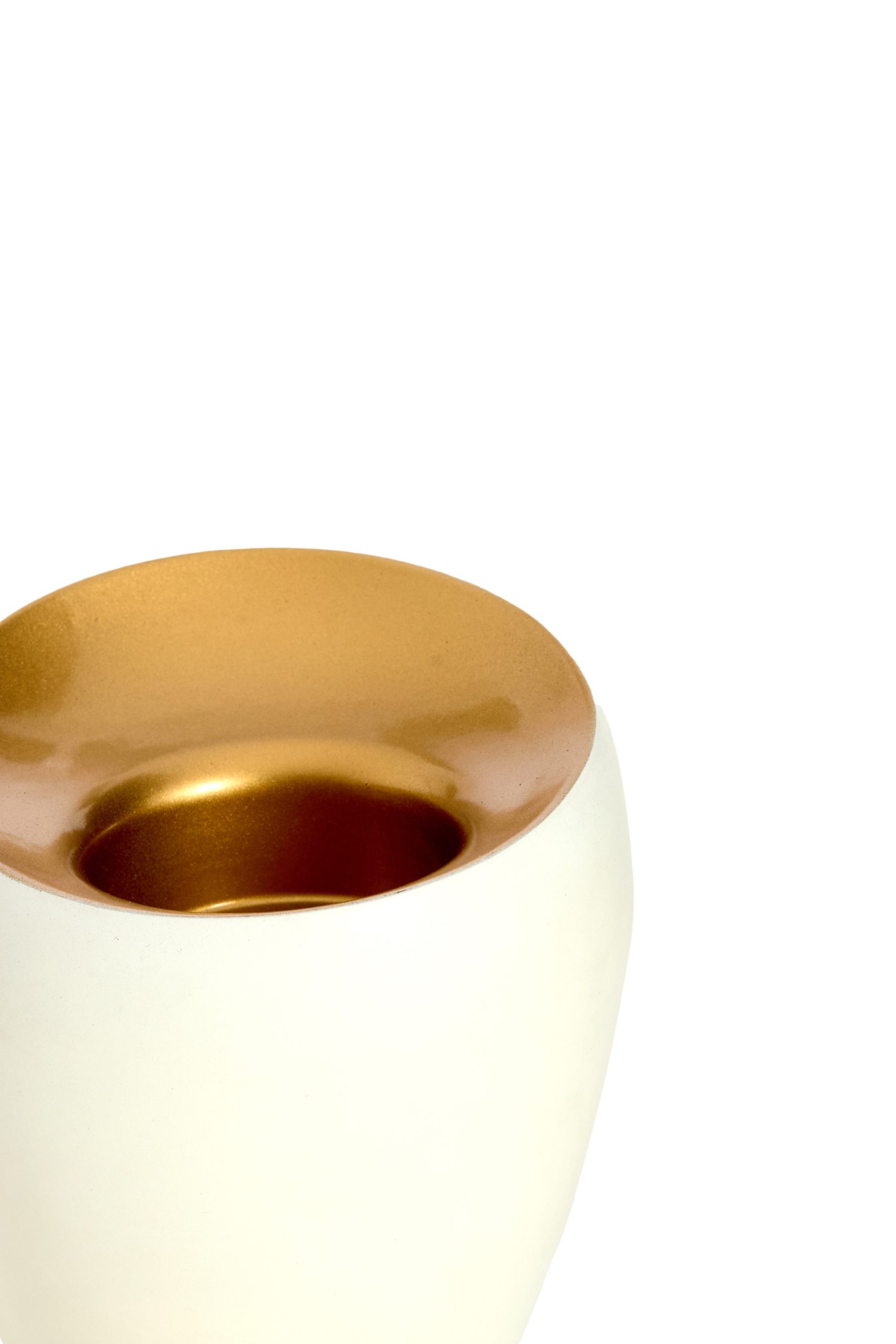Light & Living Theelicht Ø9x9 cm VEROLI mat crème+goud