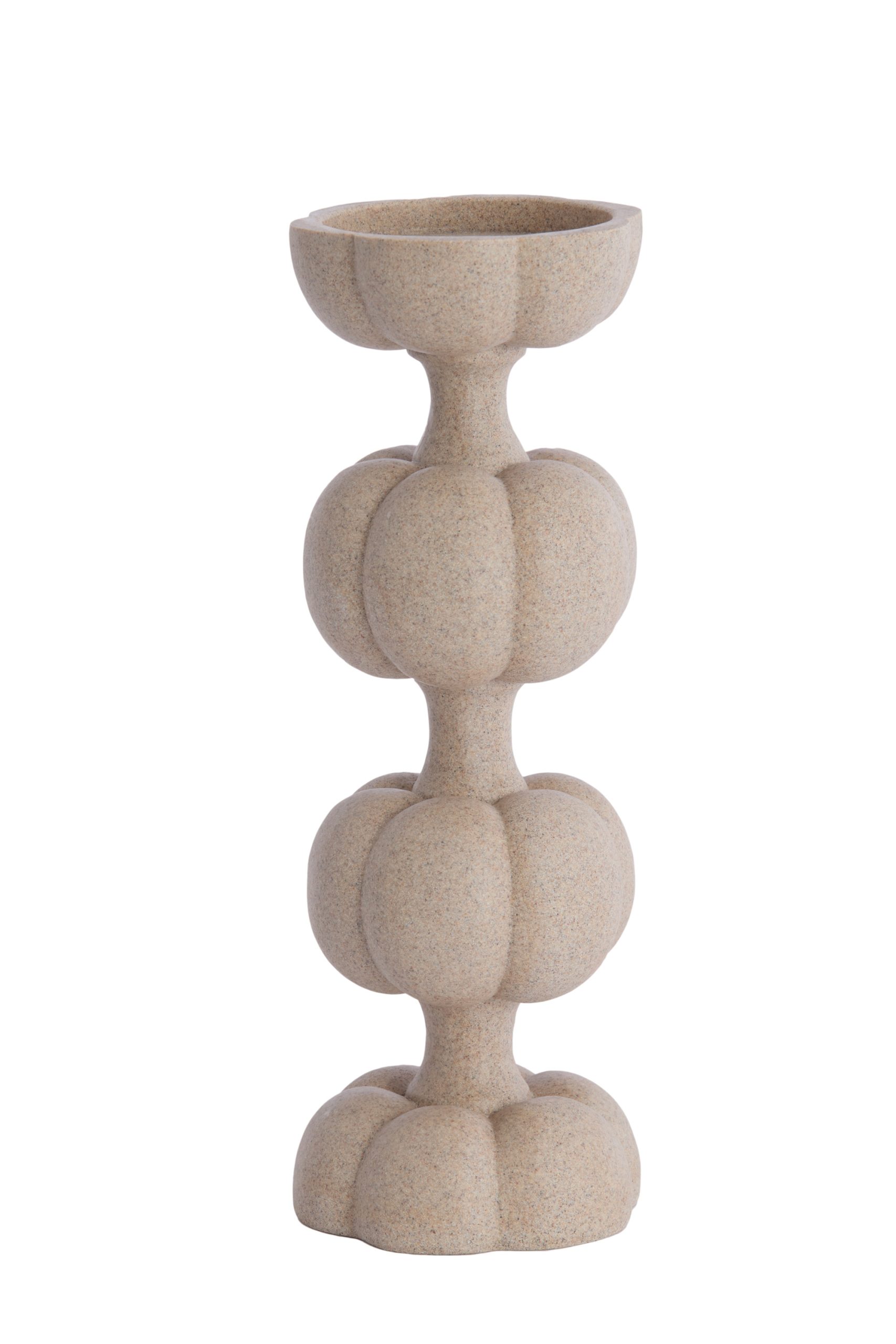 Light & Living Kaarsenhouder Ø13x36,5 cm ASTORIA zand