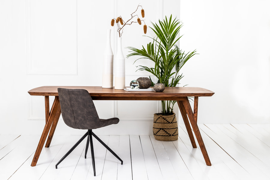 Light & Living Eettafel 200x100x76 cm QUENZA acacia hout bruin