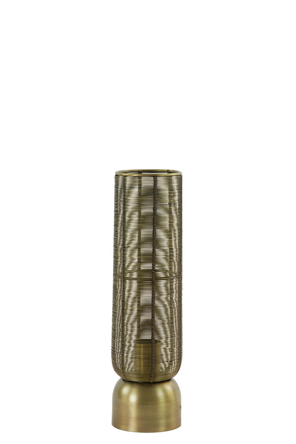 Light & Living Tafellamp Ø11x39,5 cm LEZUZA antiek brons