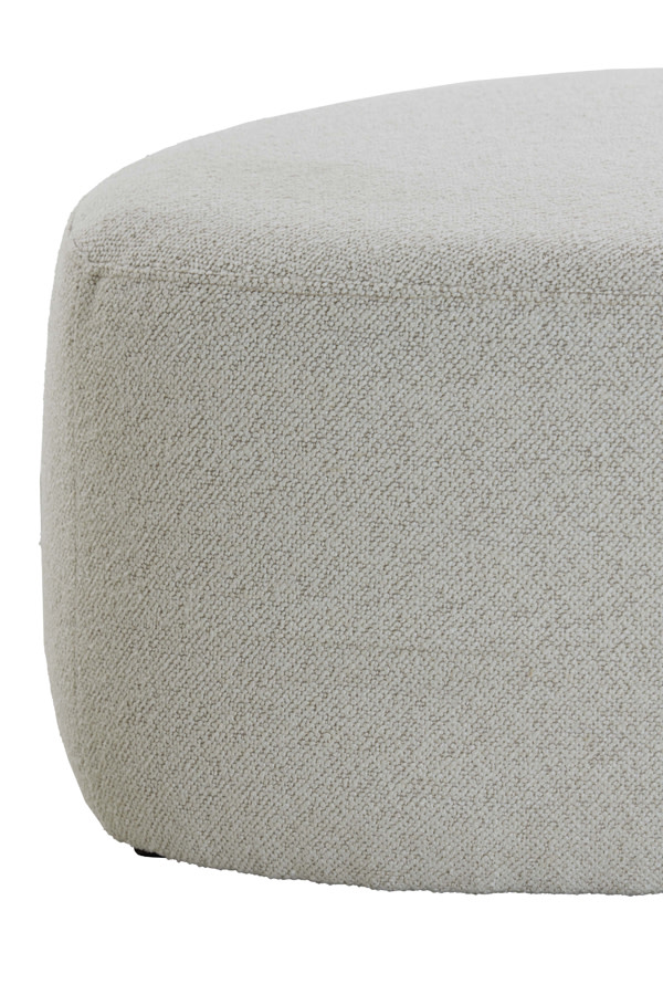 Light & Living Poef 68x68x35 cm LIBERIA beige