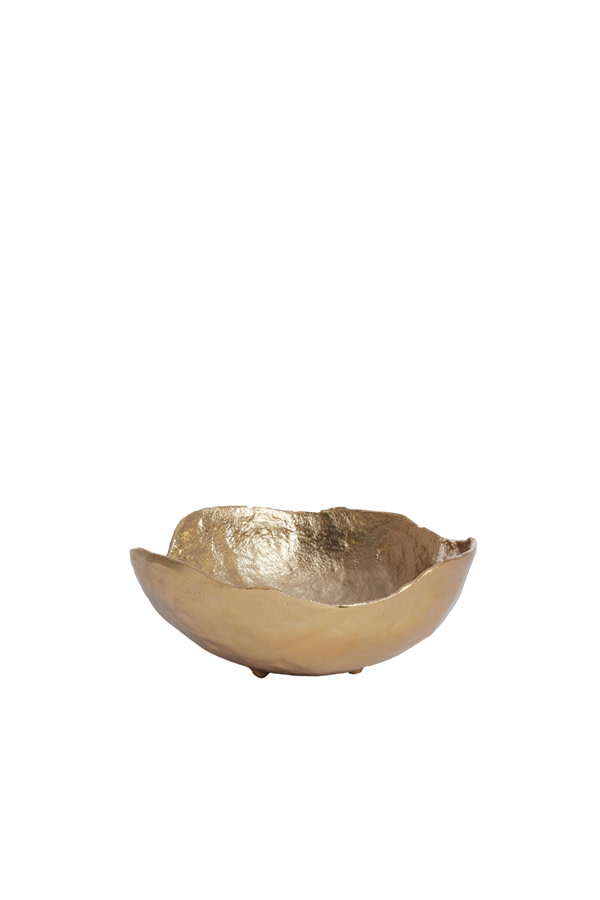 Light & Living Schaal 21x19x8,5 cm HAZAL licht goud