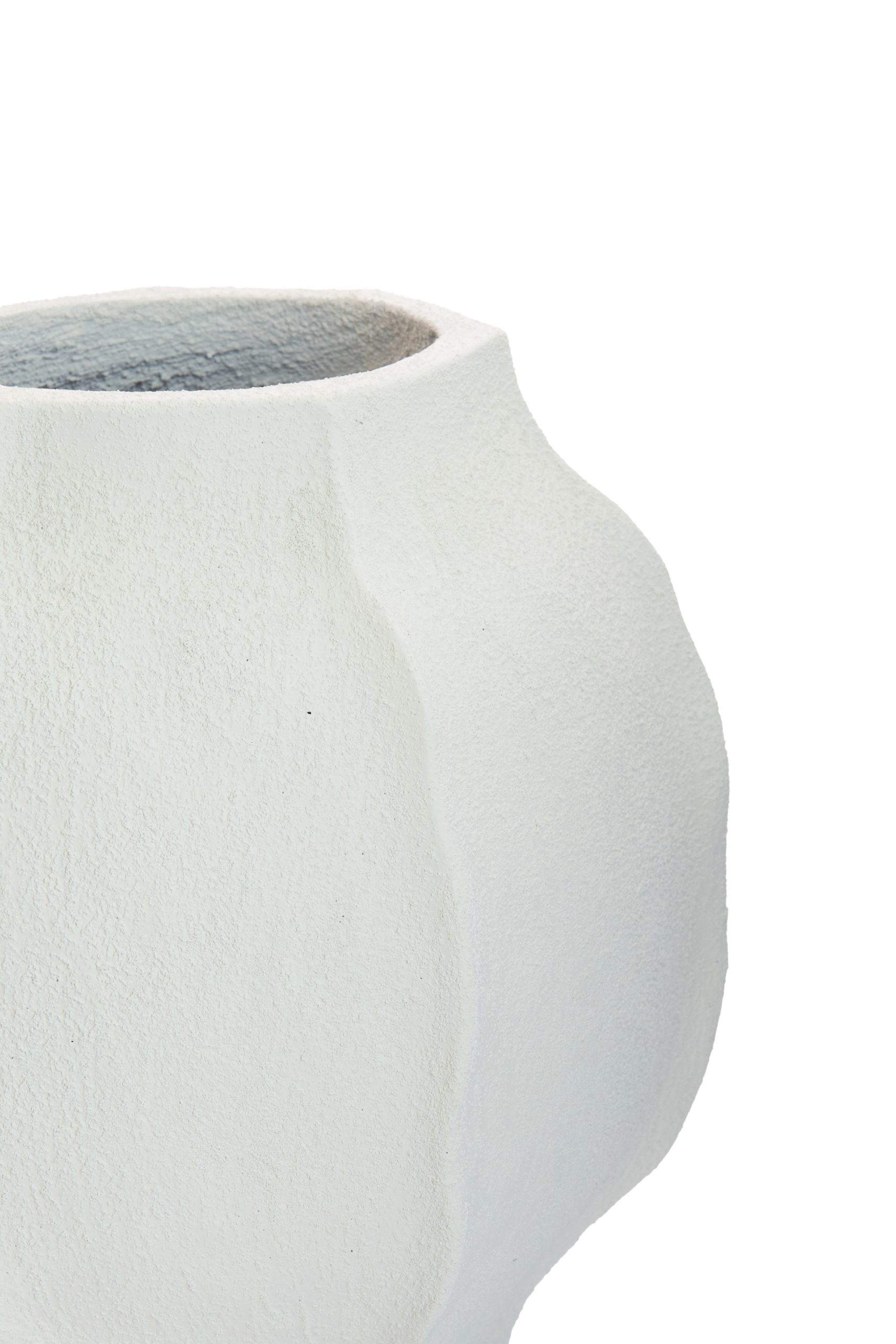 Light & Living Vaas deco Ø40x40,5 cm SAPHIRA mat wit