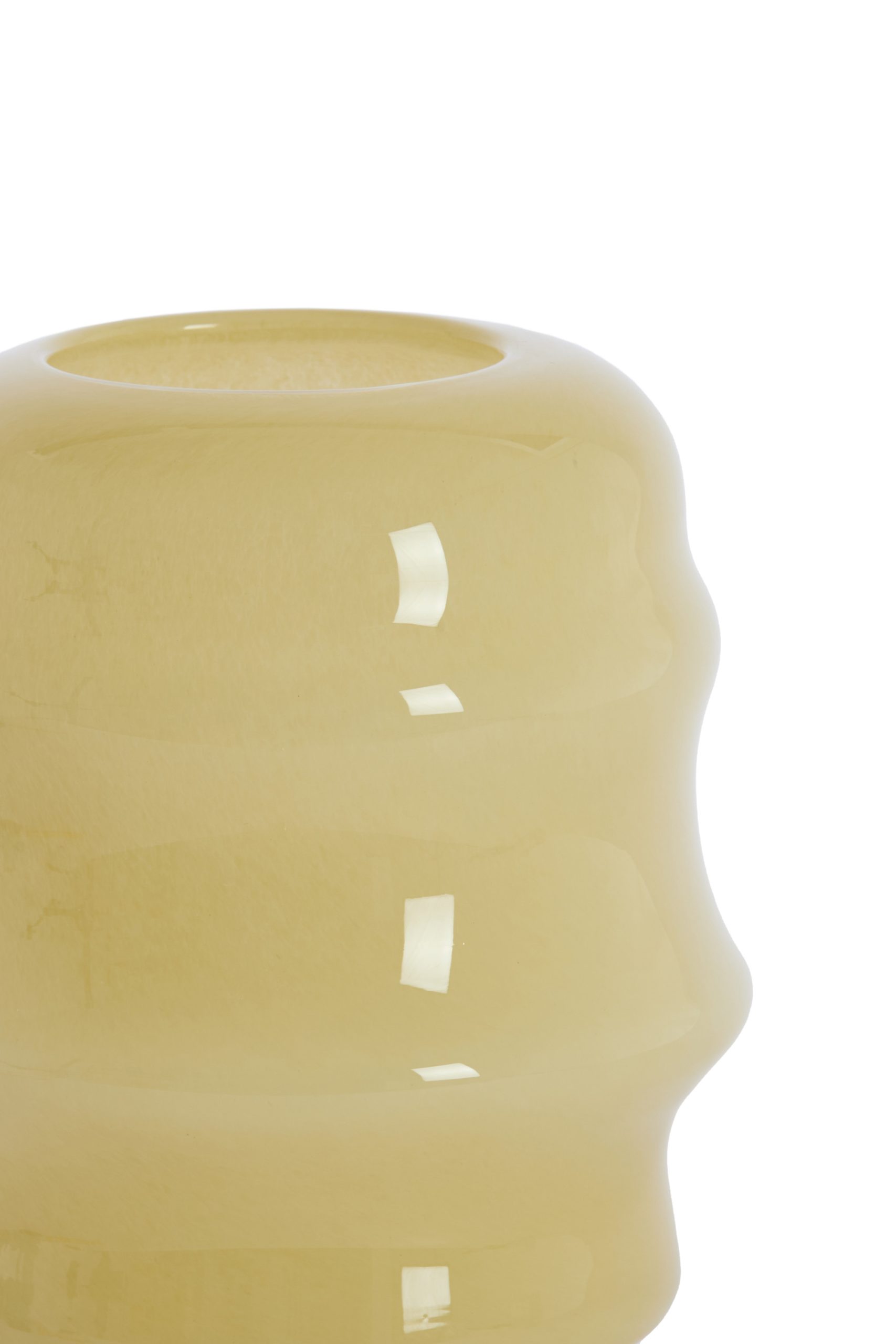 Light & Living Vaas Ø22,5x29 cm JAMANOTA glas crème