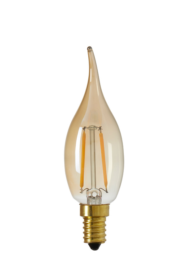 Light & Living Deco LED kaars Ø3,5x12 cm LIGHT 2W amber E14 dimbaar