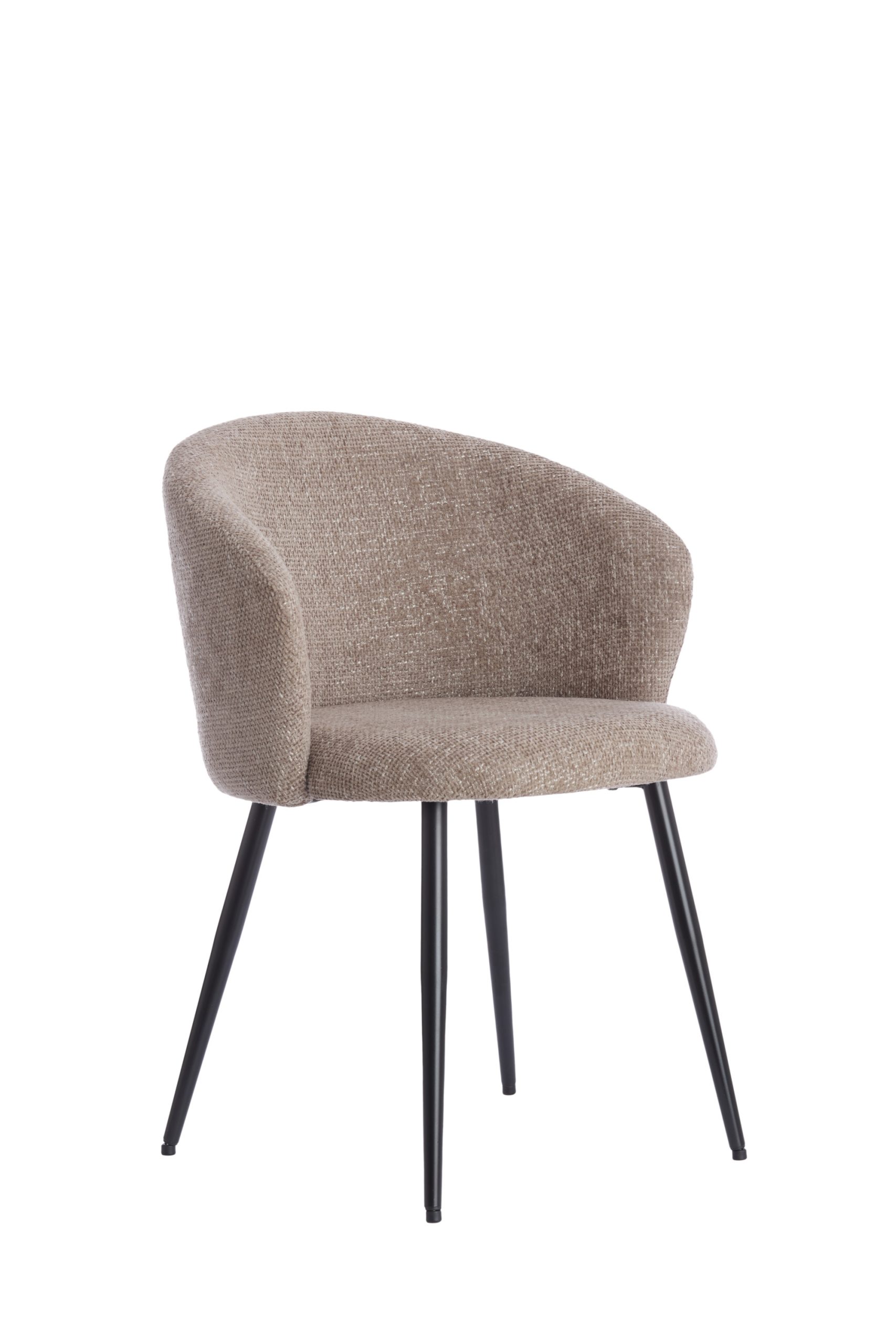 Light & Living Eetkamerstoel 58x58x78 cm RADAJA taupe+zwart
