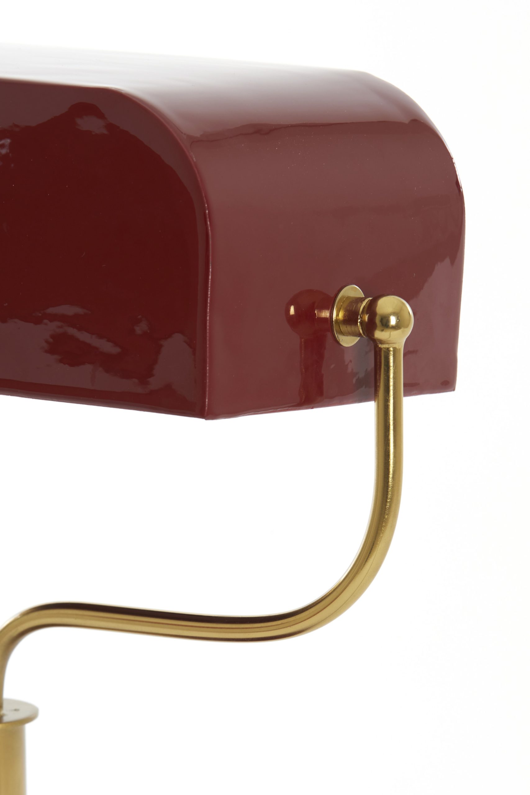 Light & Living Tafellamp 37x14x43 cm AYER glans bordeaux+goud