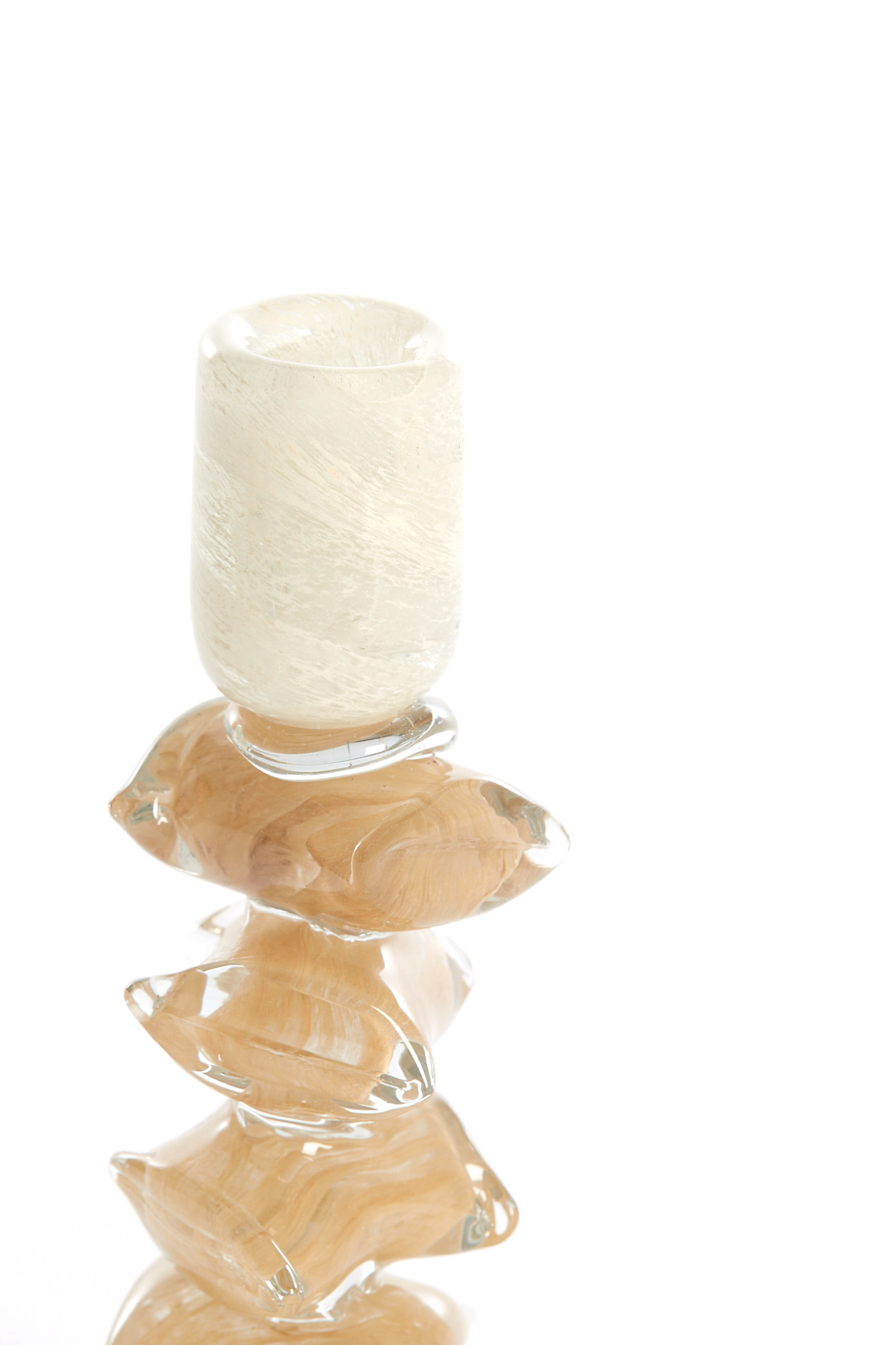 Light & Living Kandelaar Ø11,5x29,5 cm ESTINA crème+bruin