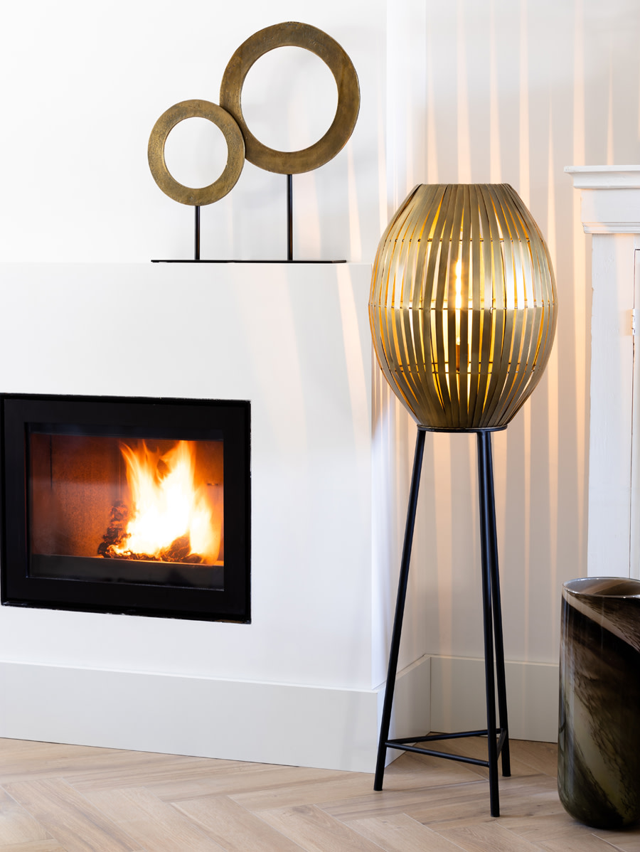 Light & Living Ornament op voet 25x10x39 cm WAIWO ruw antiek brons-mat zwrt