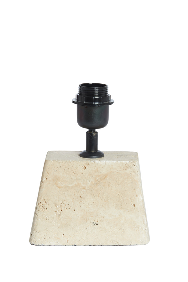 Light & Living Lampvoet 16x10x21 cm KARDAN travertin zand