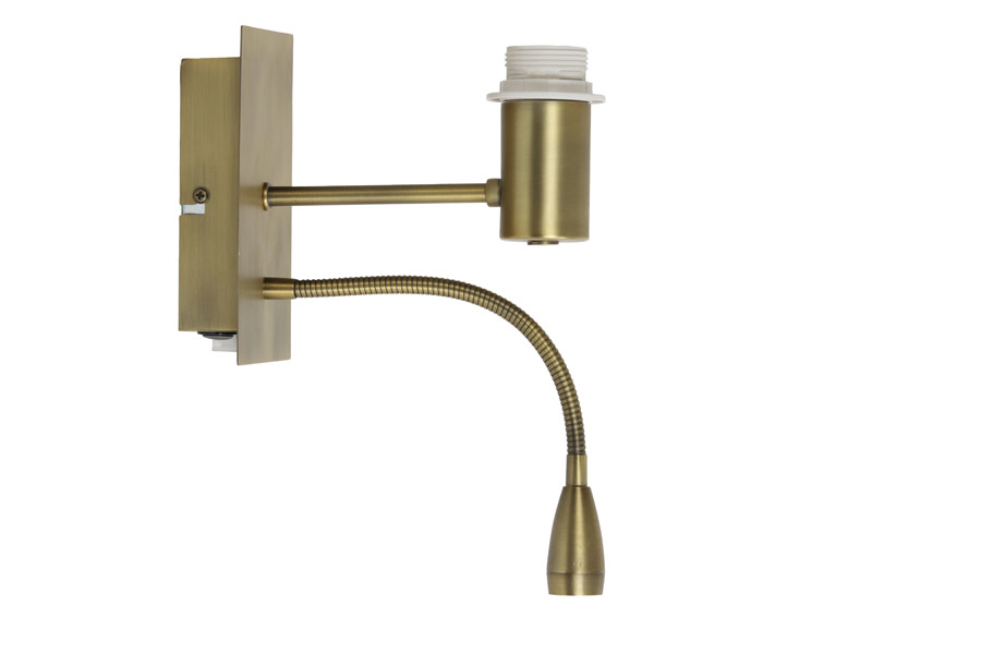 Light & Living Wandlamp+ledflex 20x11x35 cm REGINA antiek brons