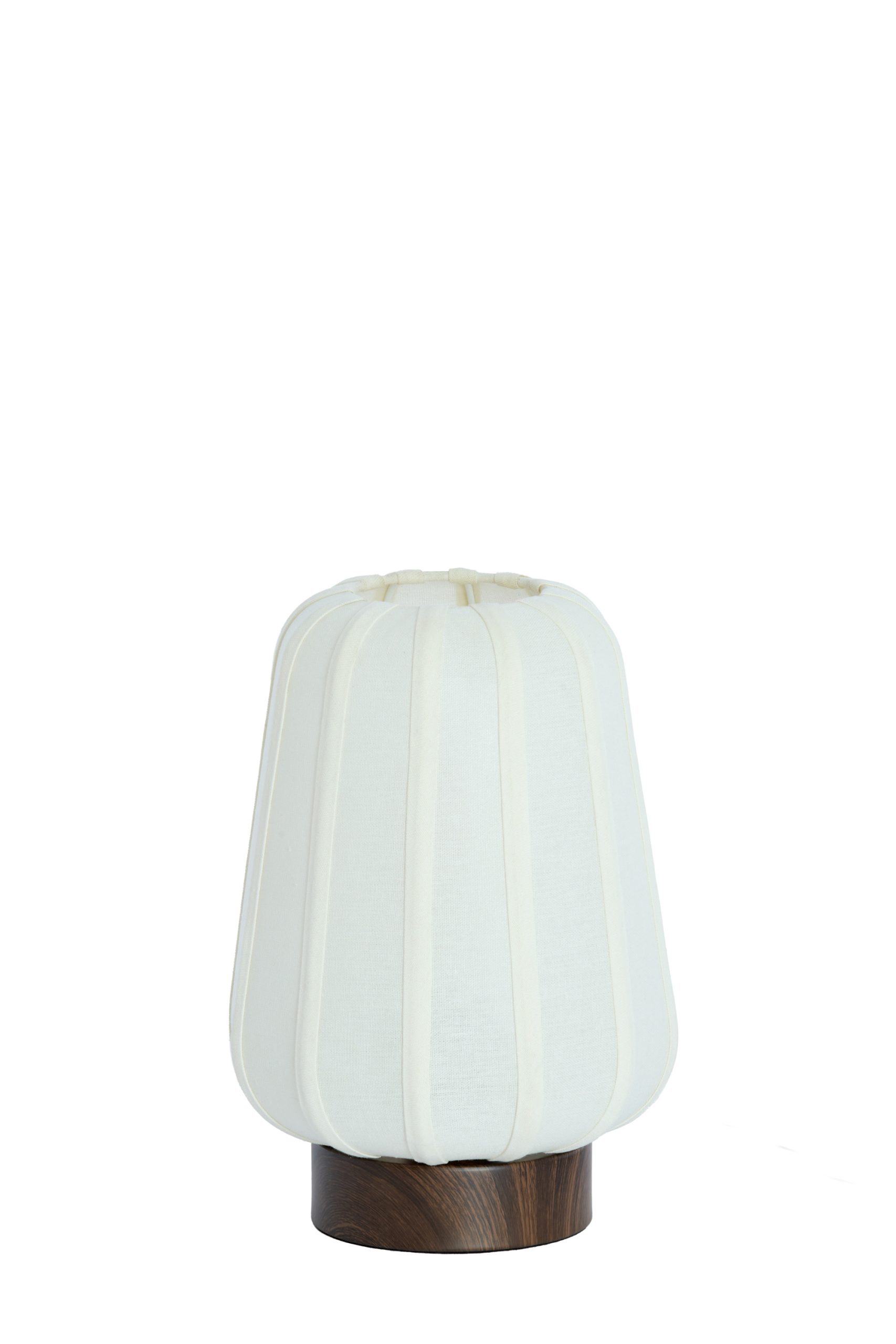 Light & Living Tafellamp Ø20x29 cm BIBIA hout print donker bruin+wit