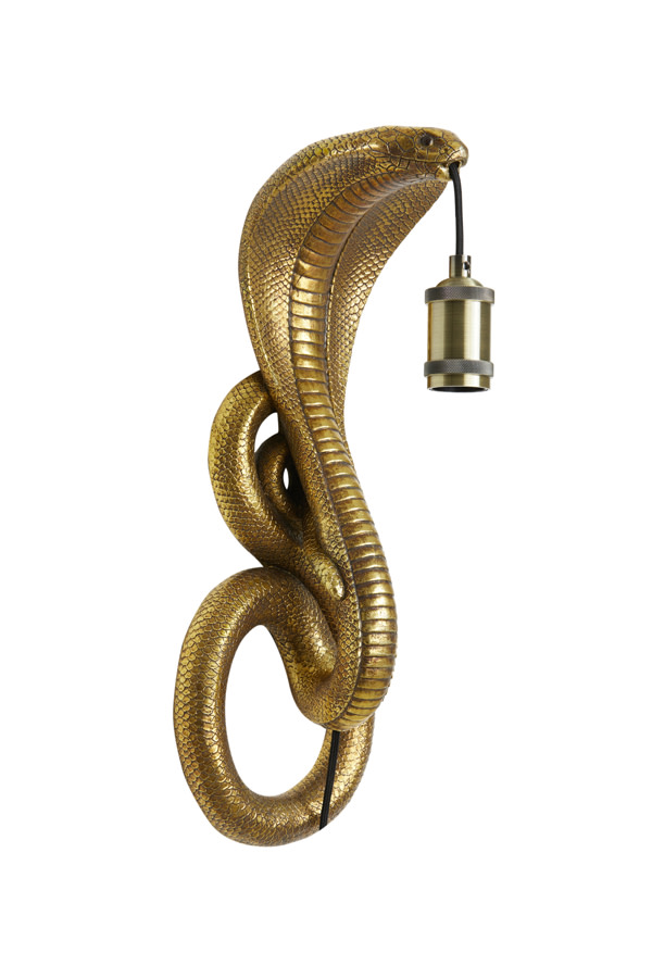Light & Living Wandlamp 18,5x18x52 cm SNAKE antiek brons