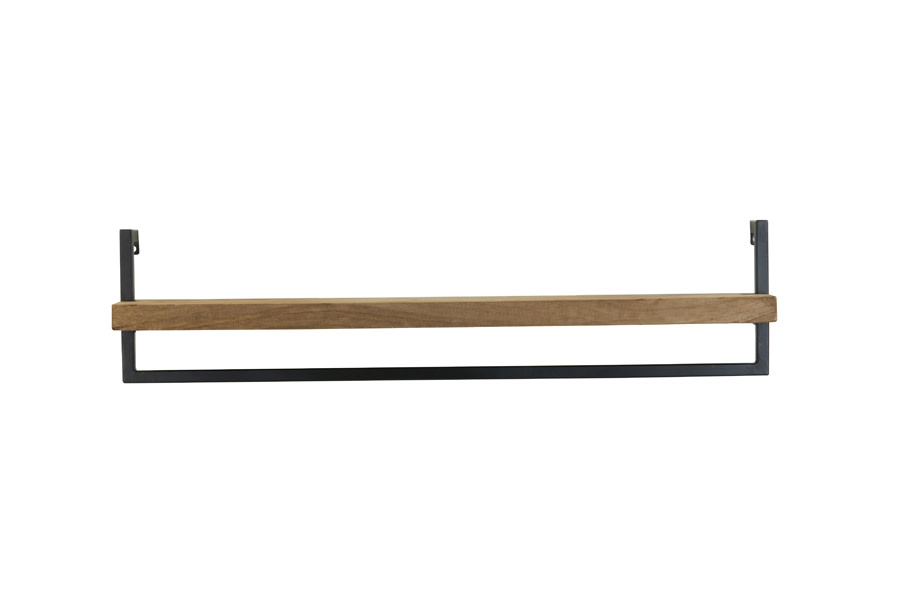 Light & Living Wandplank 100x15x24 cm MADDISON hout donker bruin