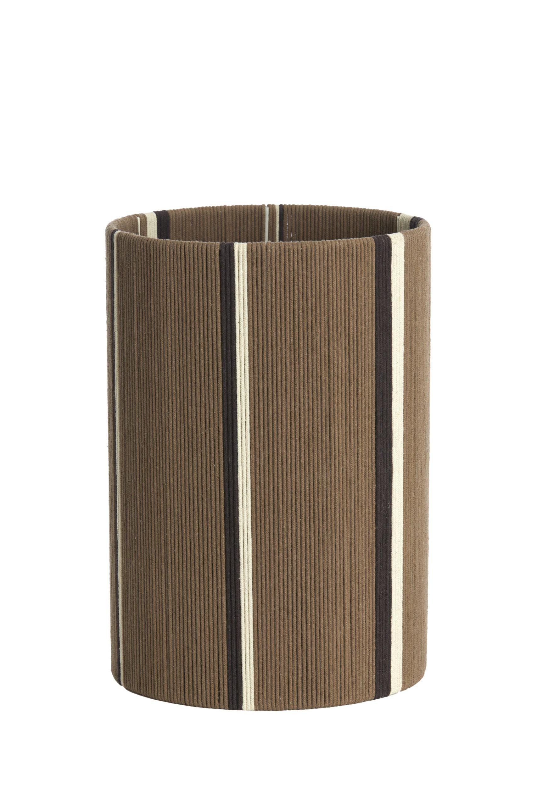 Light & Living Kap cilinder 25-25-36 cm MEDAN bruin+crème+donker bruin