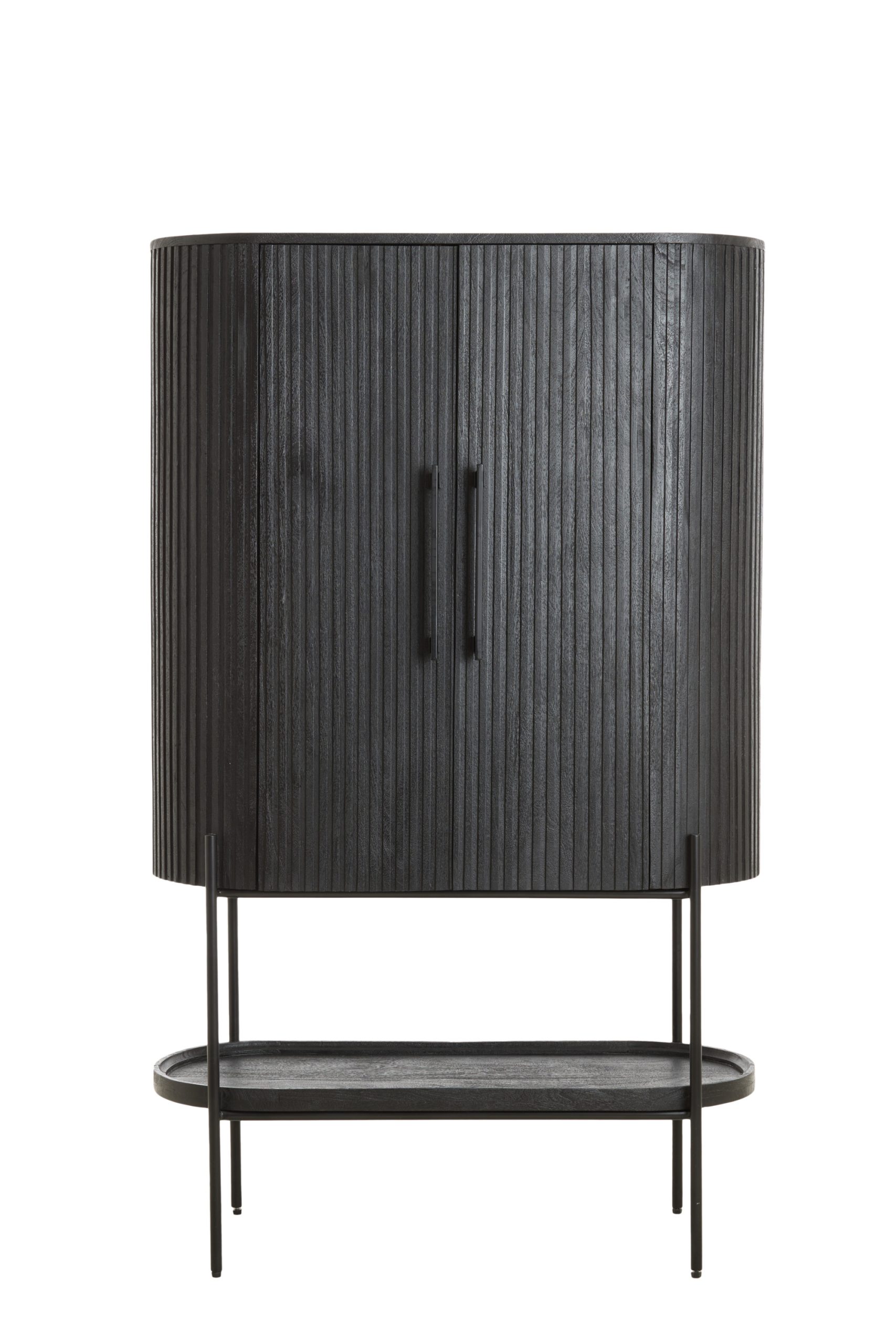 Light & Living Kast 100x40x165 cm DUMOSI hout mat zwart