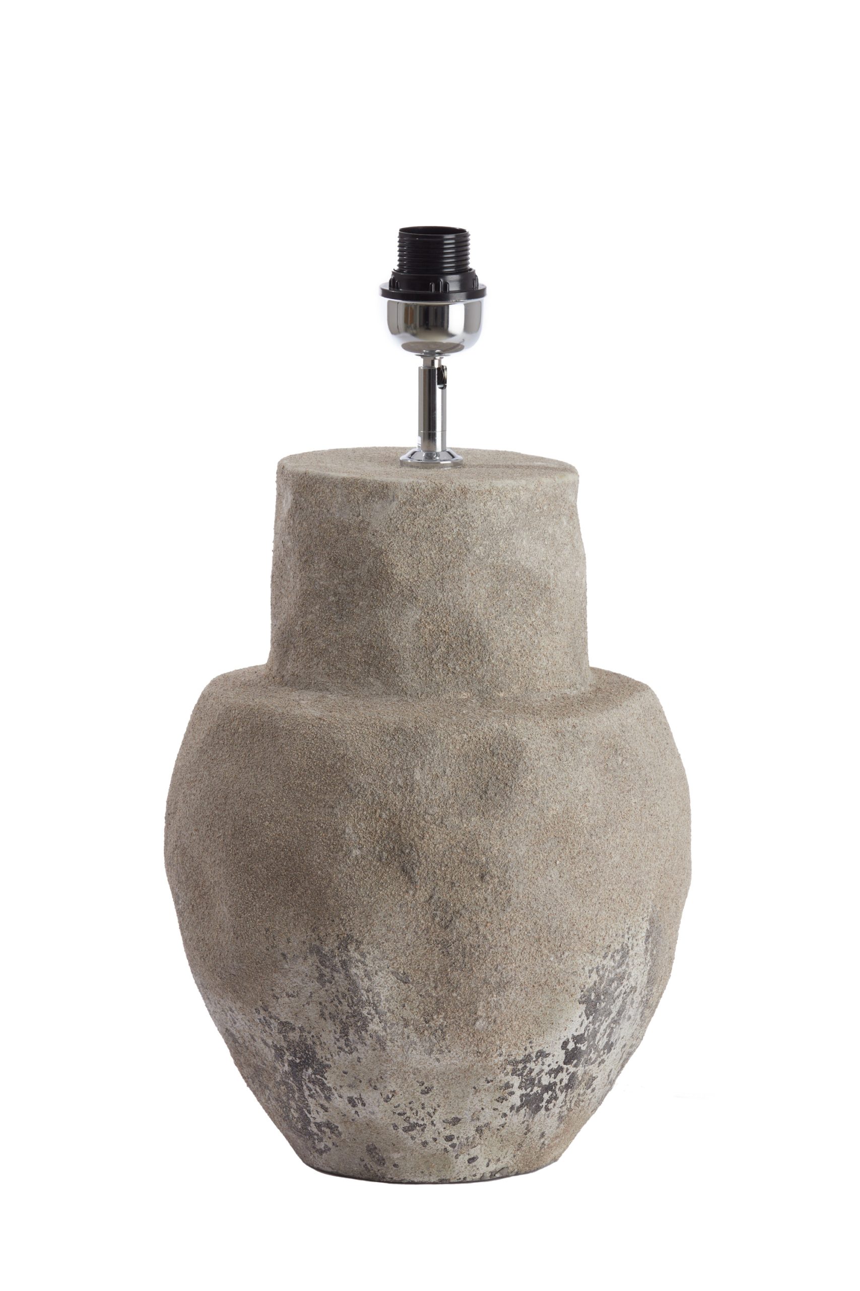 Light & Living Lampvoet Ø27,5x48 cm LEZAMA keramiek ruw vintage grijs