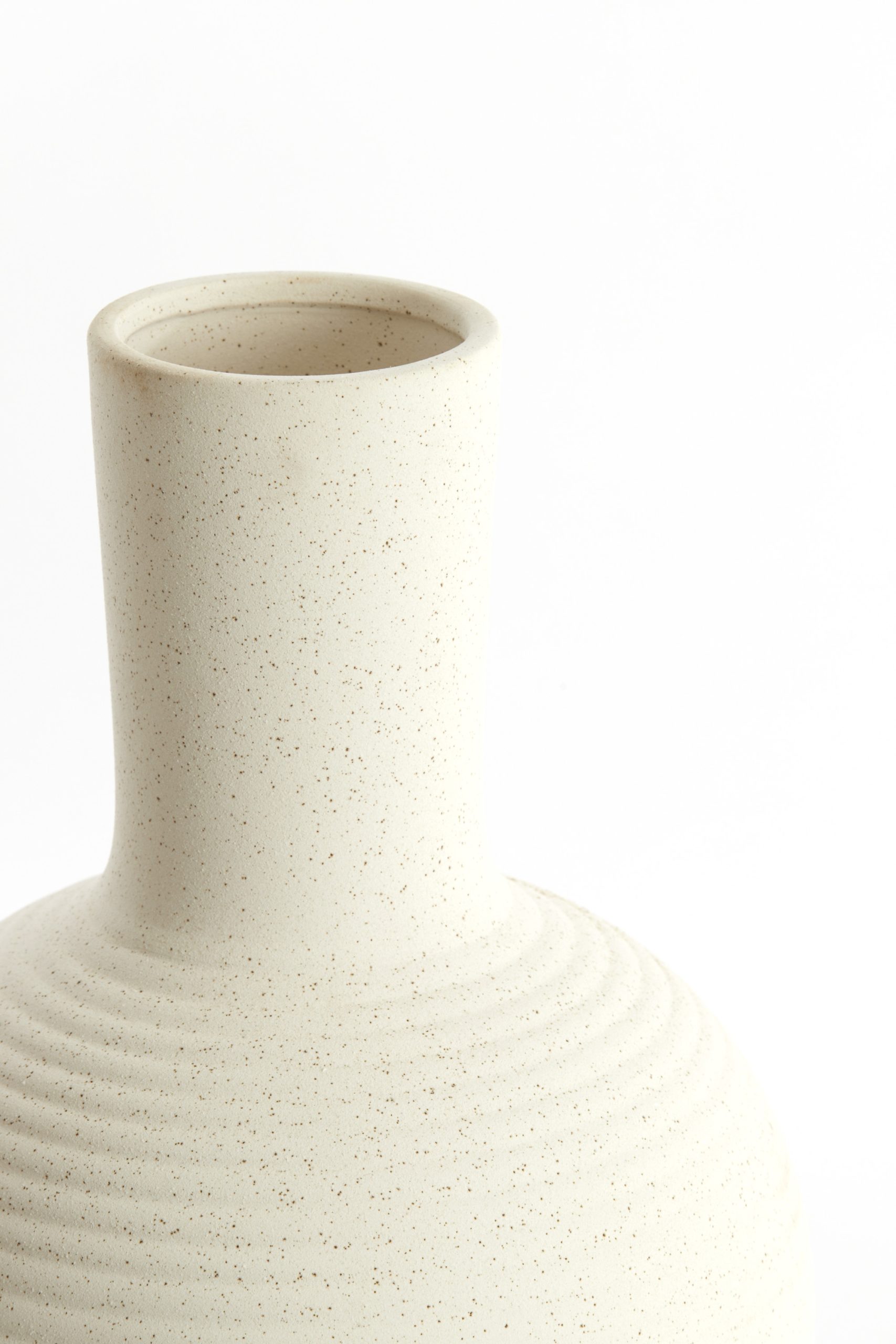 Light & Living Vaas deco Ø28,5x42 cm ULLOA keramiek mat crème