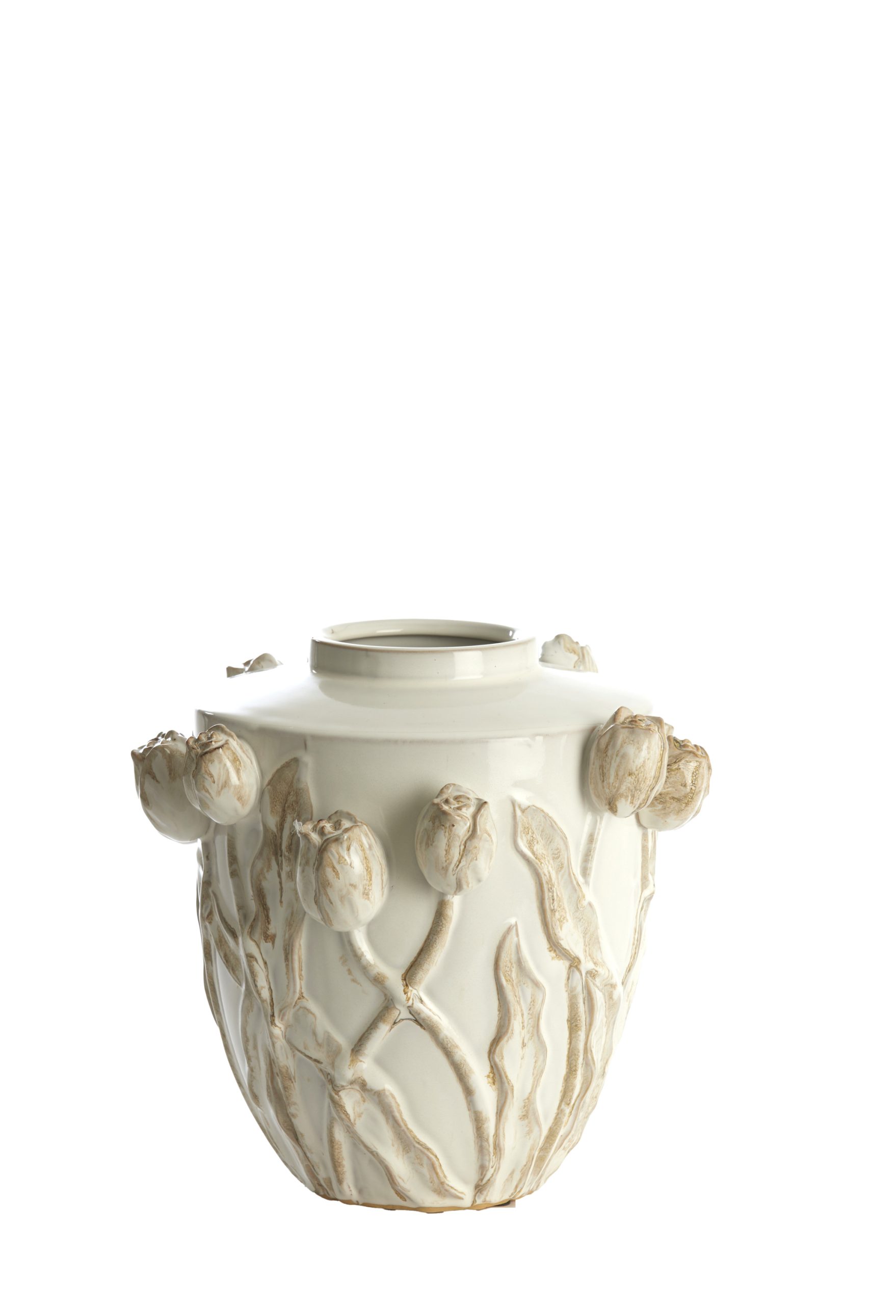 Light & Living Vaas deco Ø32x32 cm JUANA keramiek crème