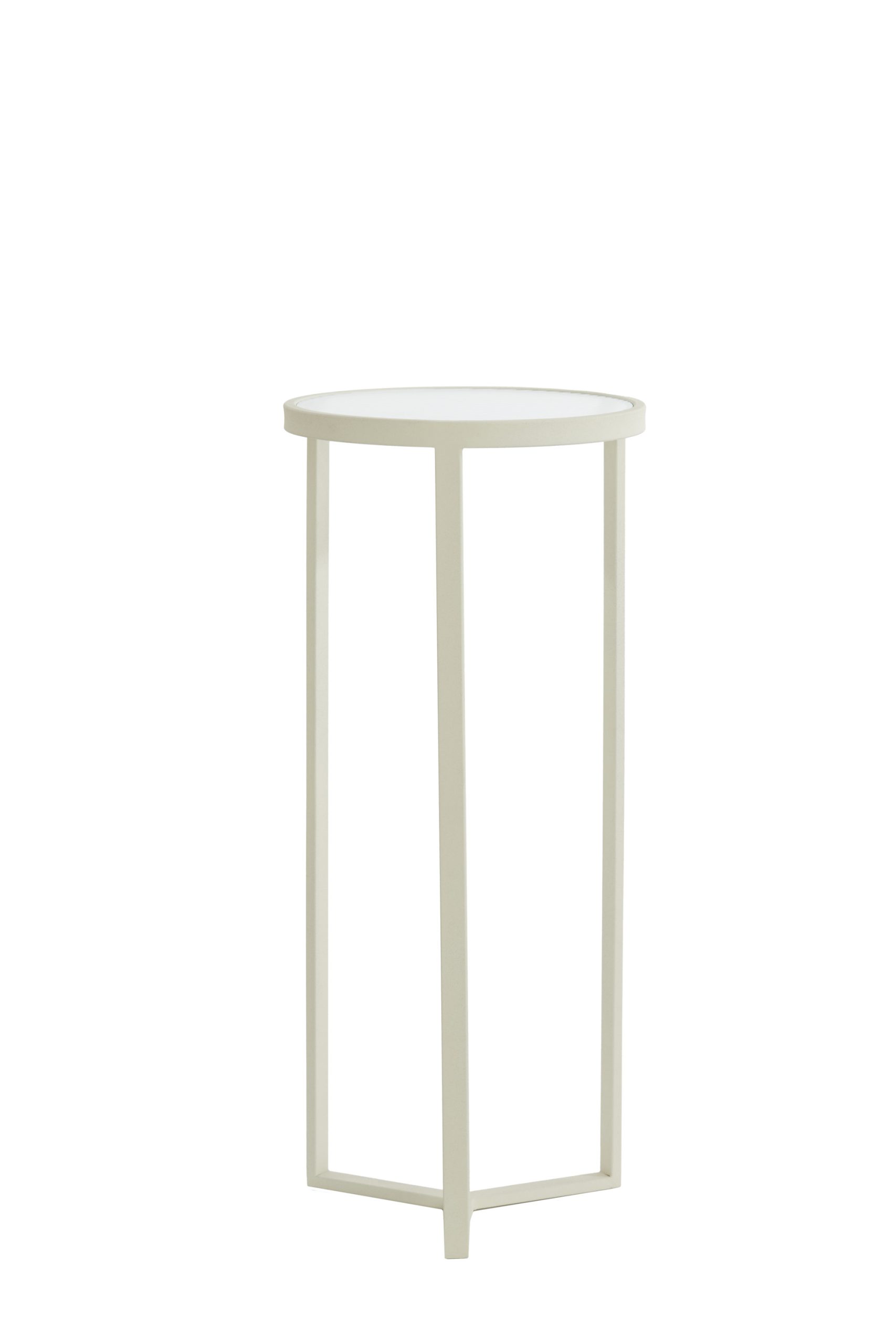 Light & Living Zuil Ø35x81 cm RETIRO helder rib glas+crème
