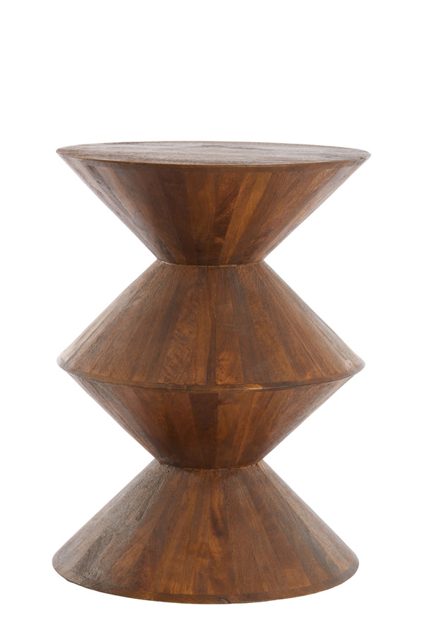 Light & Living Bijzettafel Ø45x60 cm LARUS mango hout bruin