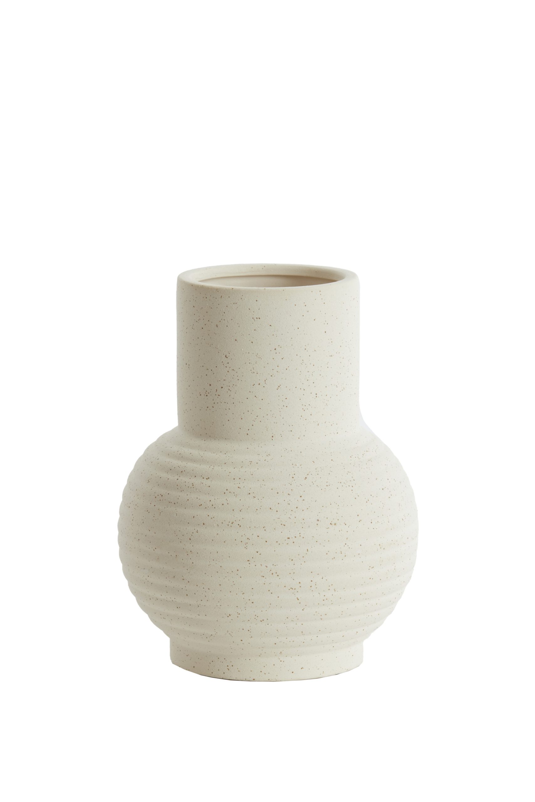 Light & Living Vaas deco Ø19x25 cm ULLOA keramiek mat crème
