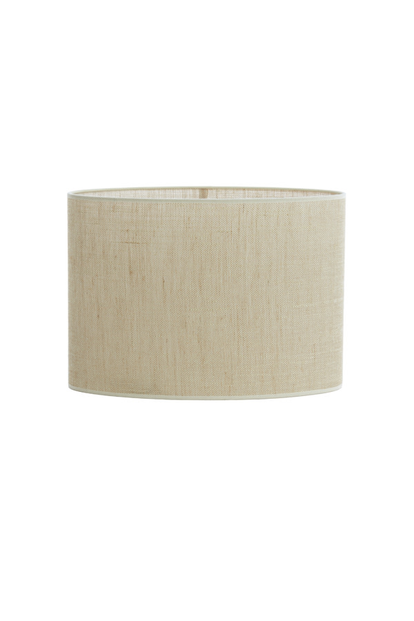 Light & Living Kap ovaal recht smal 38-17,5-28 cm SENDAI zand