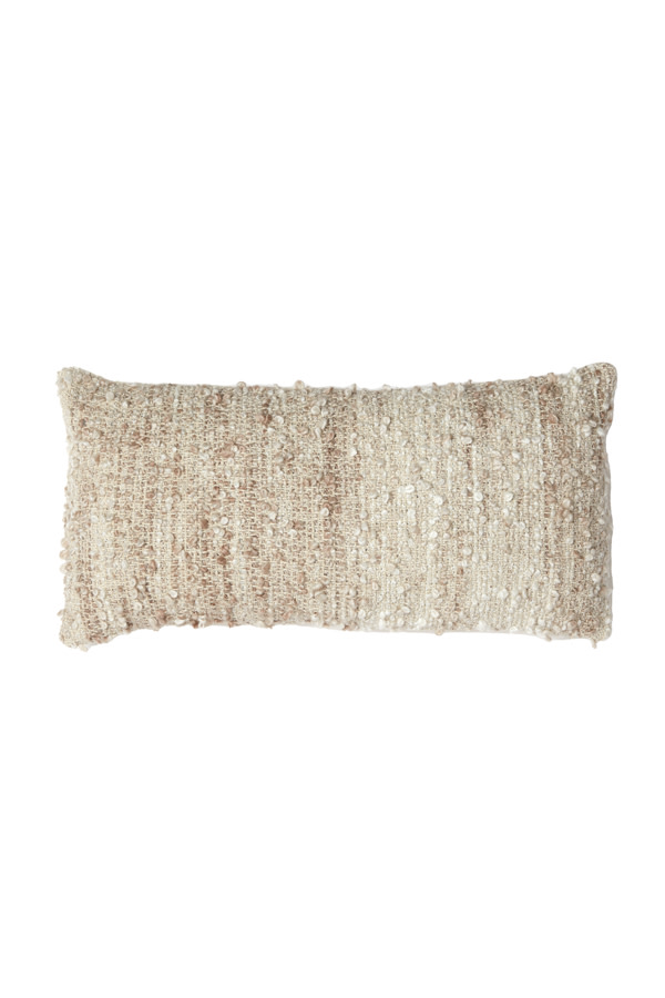 Light & Living Kussen 60x30 cm MEZOKI bouclé licht bruin