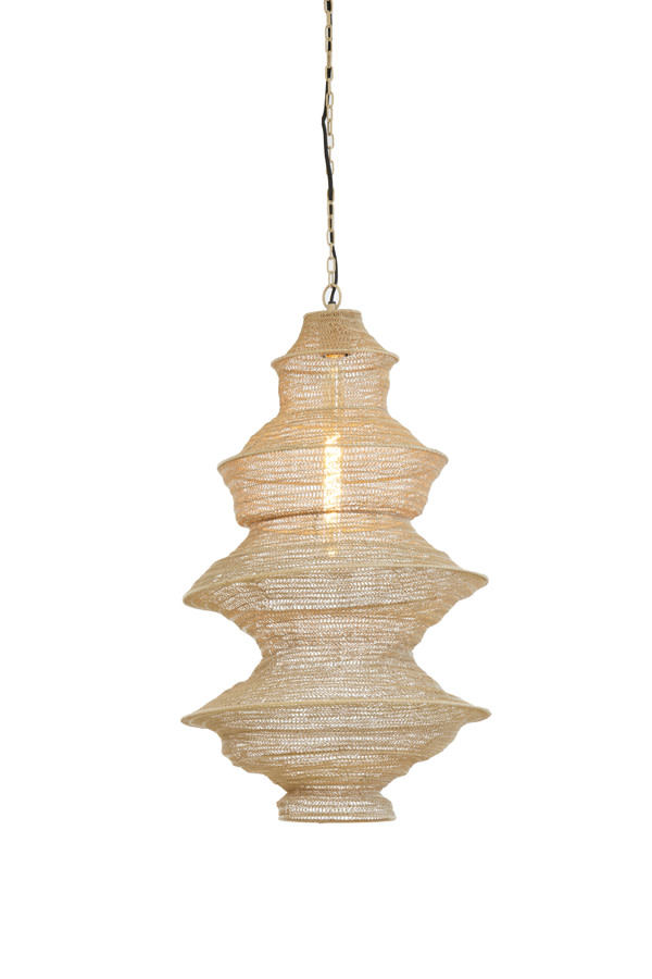 Light & Living Hanglamp Ø40x70 cm NAKISHA zand