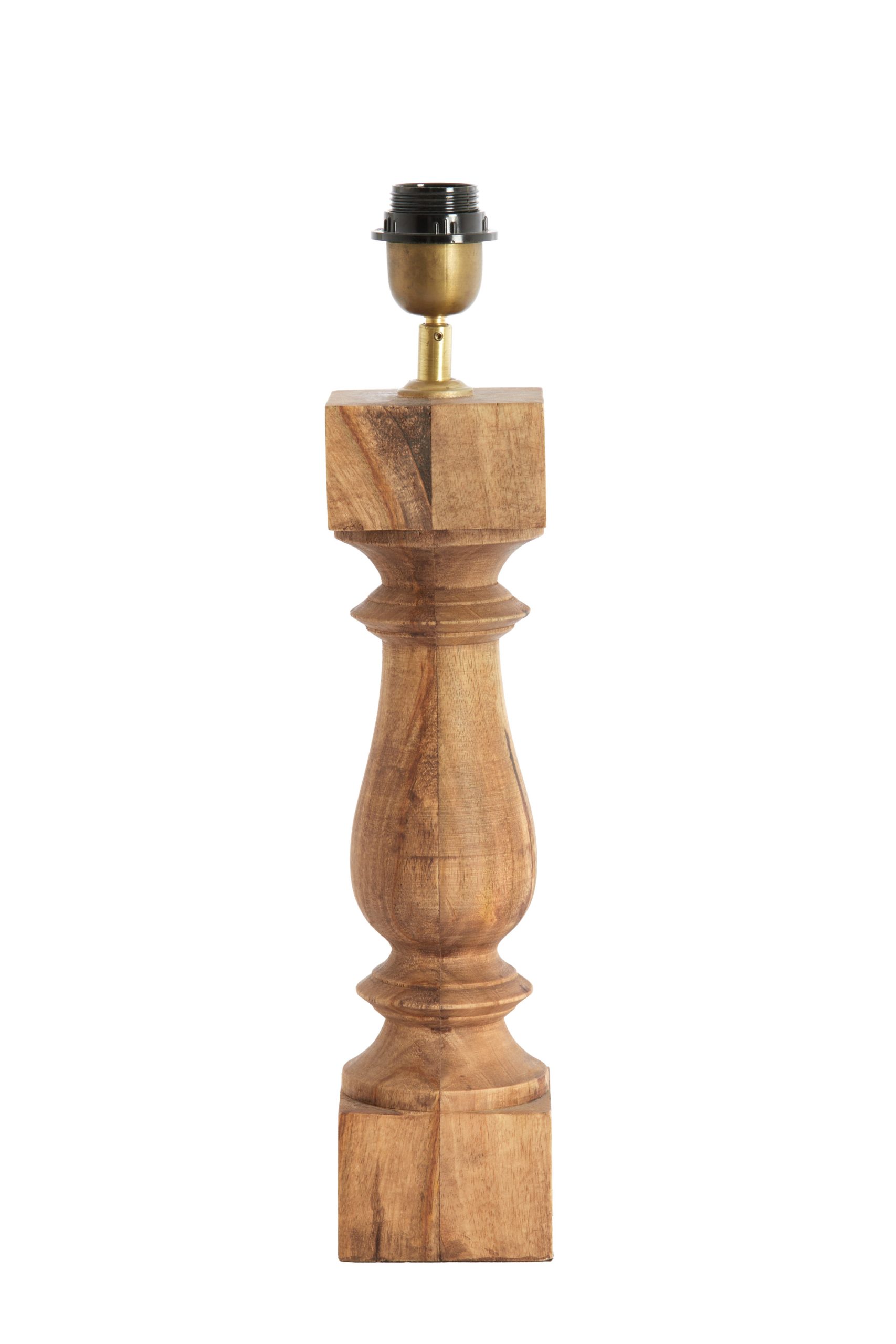 Light & Living Lampvoet 10x10x47 cm CUMANI hout weather barn