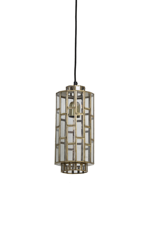 Light & Living Hanglamp Ø15x31 cm SØSTRENE antiek brons+glas