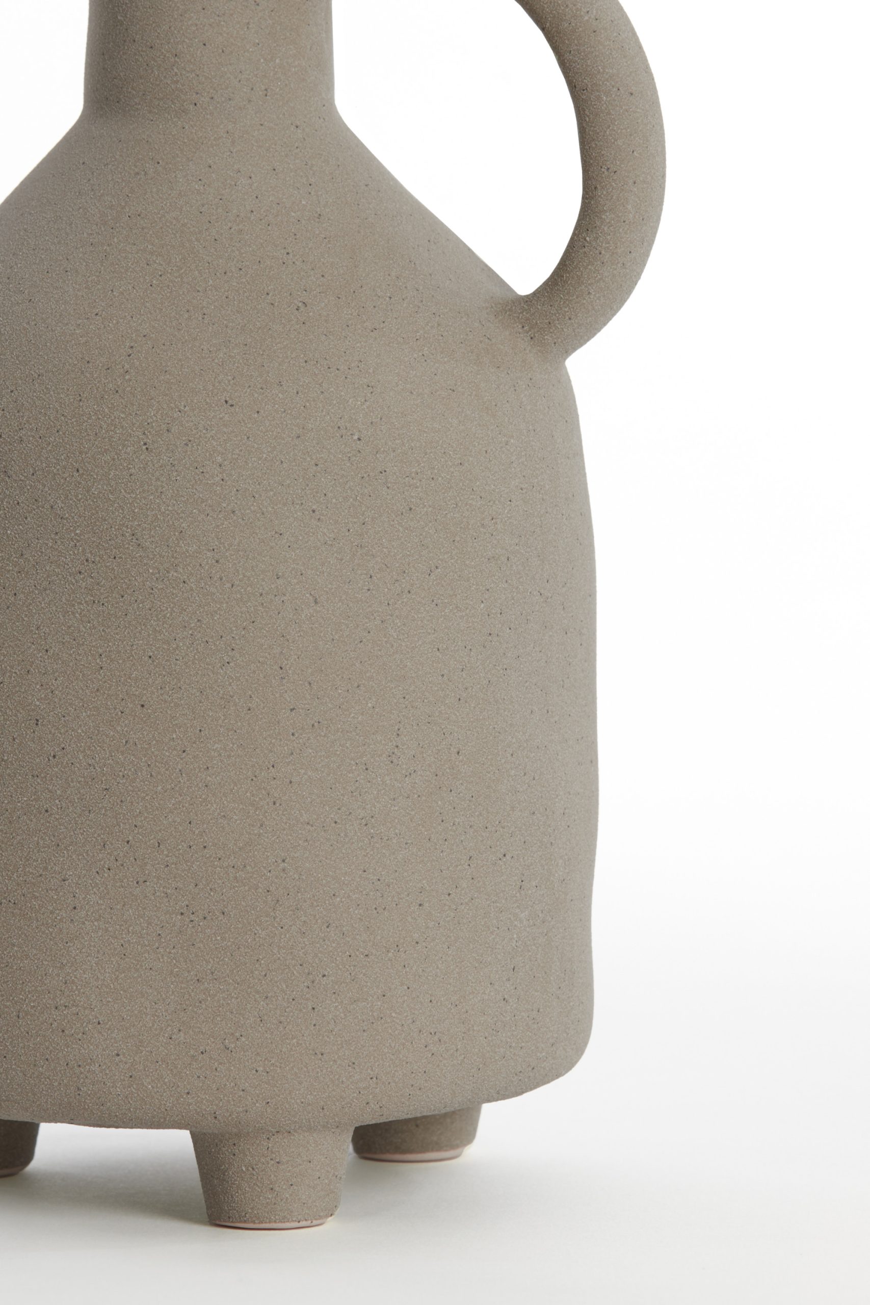 Light & Living Vaas deco 14,5x13x27,5 cm JONAI keramiek mat bruin