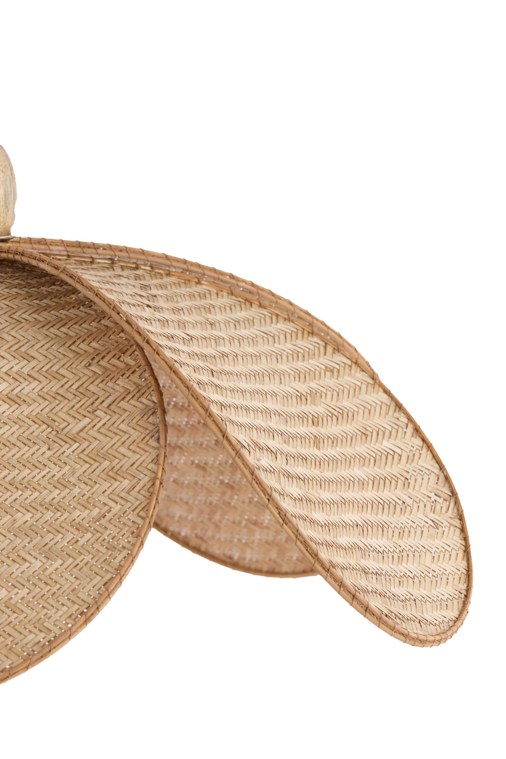 Light & Living Hanglamp Ø60,5x30,5 cm LAVRIO webbing naturel+hout