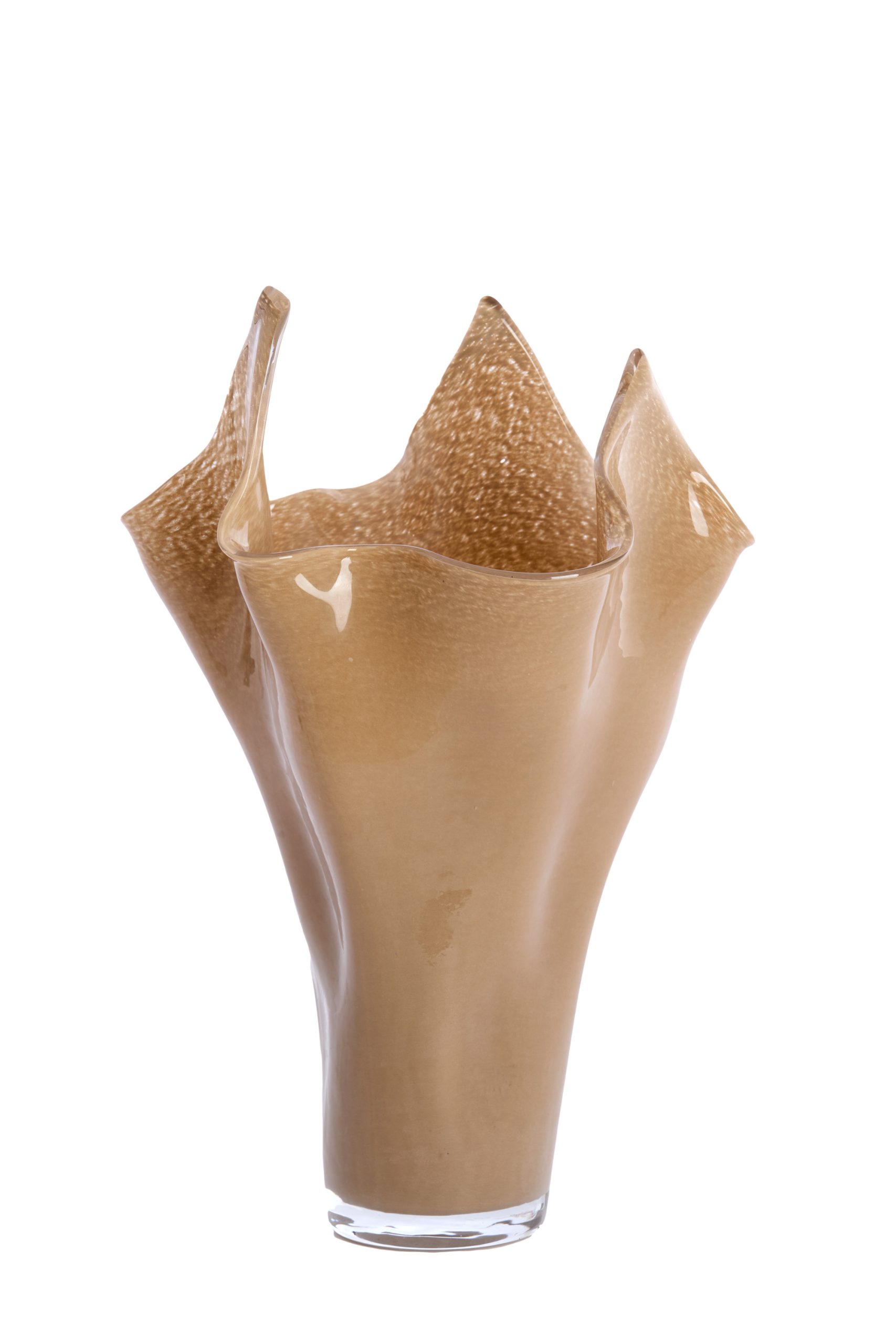 Light & Living Vaas Ø31x46 cm AIORA glas melk beige
