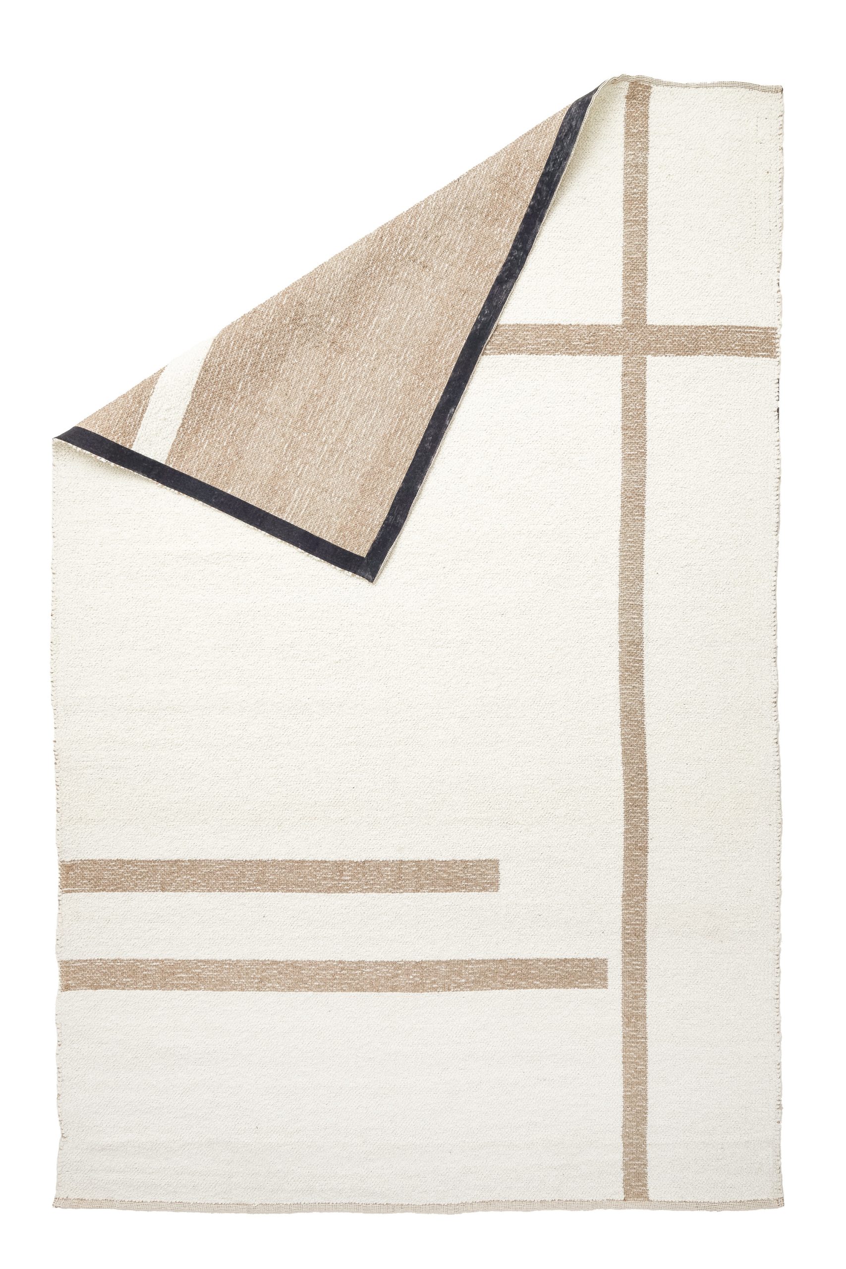 Light & Living Vloerkleed 300x200 cm BUKIT wol crème+jute naturel