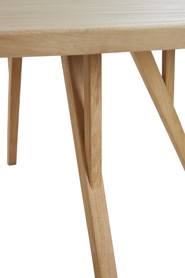 Light & Living Eettafel Ø140x76 cm QUENZA mango hout naturel