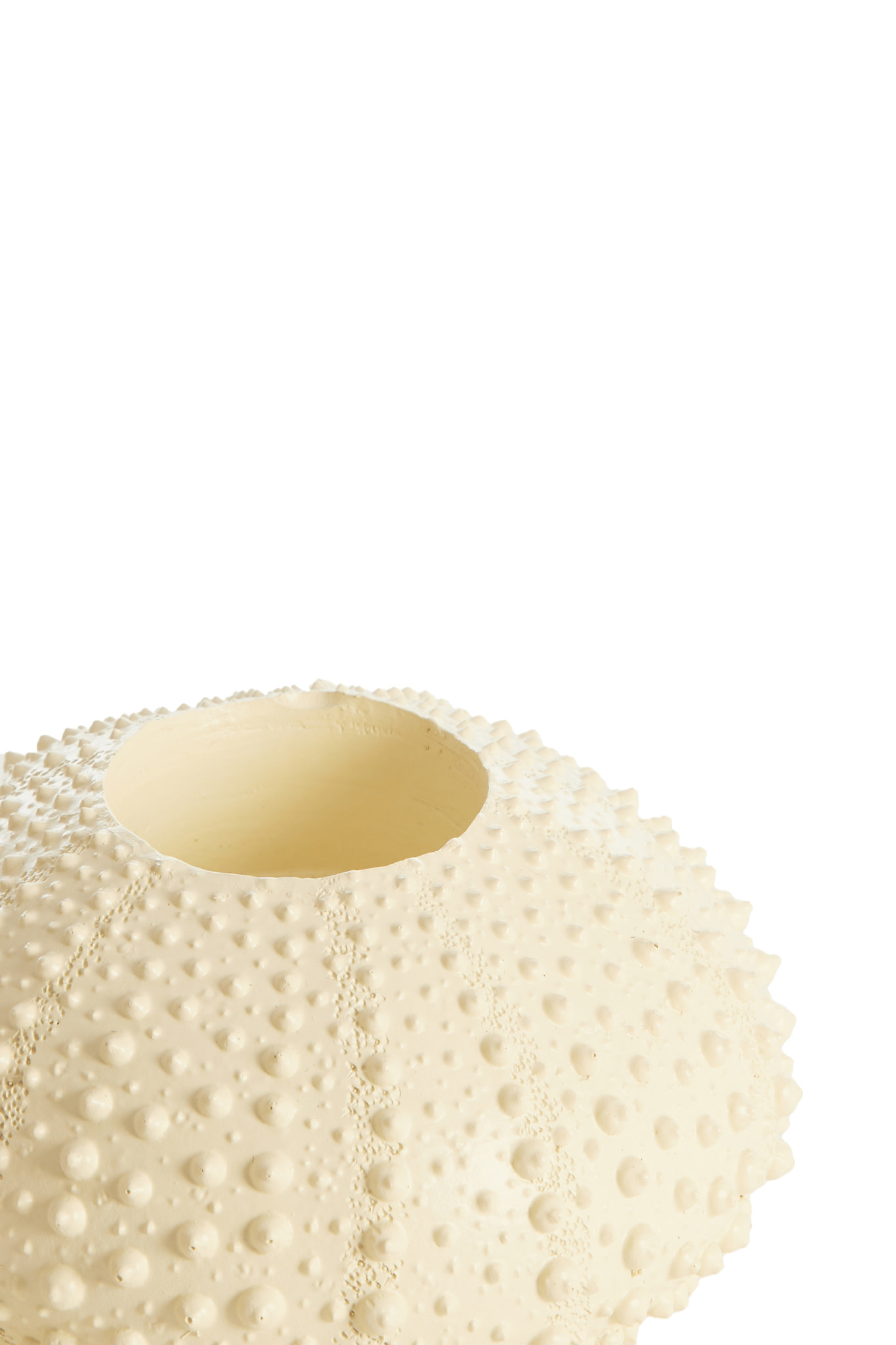 Light & Living Theelichthouder Ø12x7 cm SEA URCHIN crème