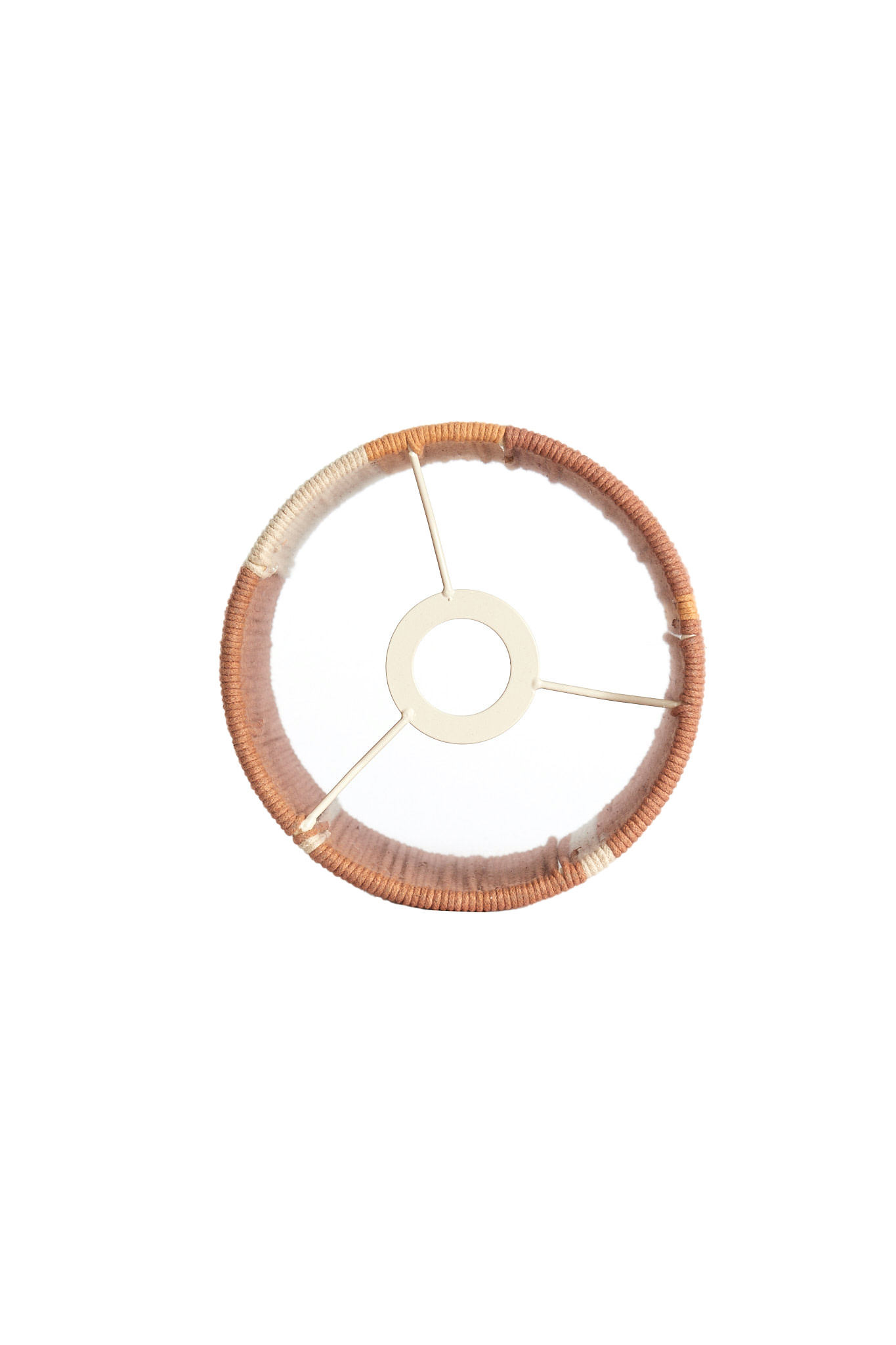Light & Living Kap cilinder 20-20-30 cm MEDAN koraal+terra+crème